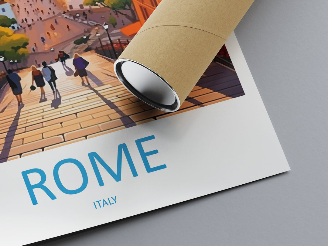 Rome Travel Print Wall Art Rome Wall Hanging Home Décor Rome Gift Art Lovers Italy Art Lover Gift Rome Print Italy Wall Art Decor