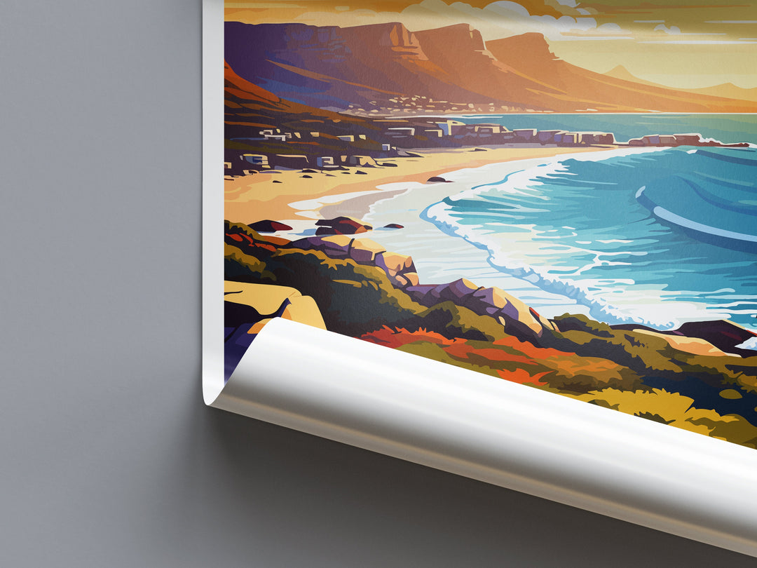 Cape Town Travel Print Wall Art Cape Town Wall Hanging Home Décor Cape Town Gift Art Lovers South Africa Art Print Cape Town Wall Décor Art