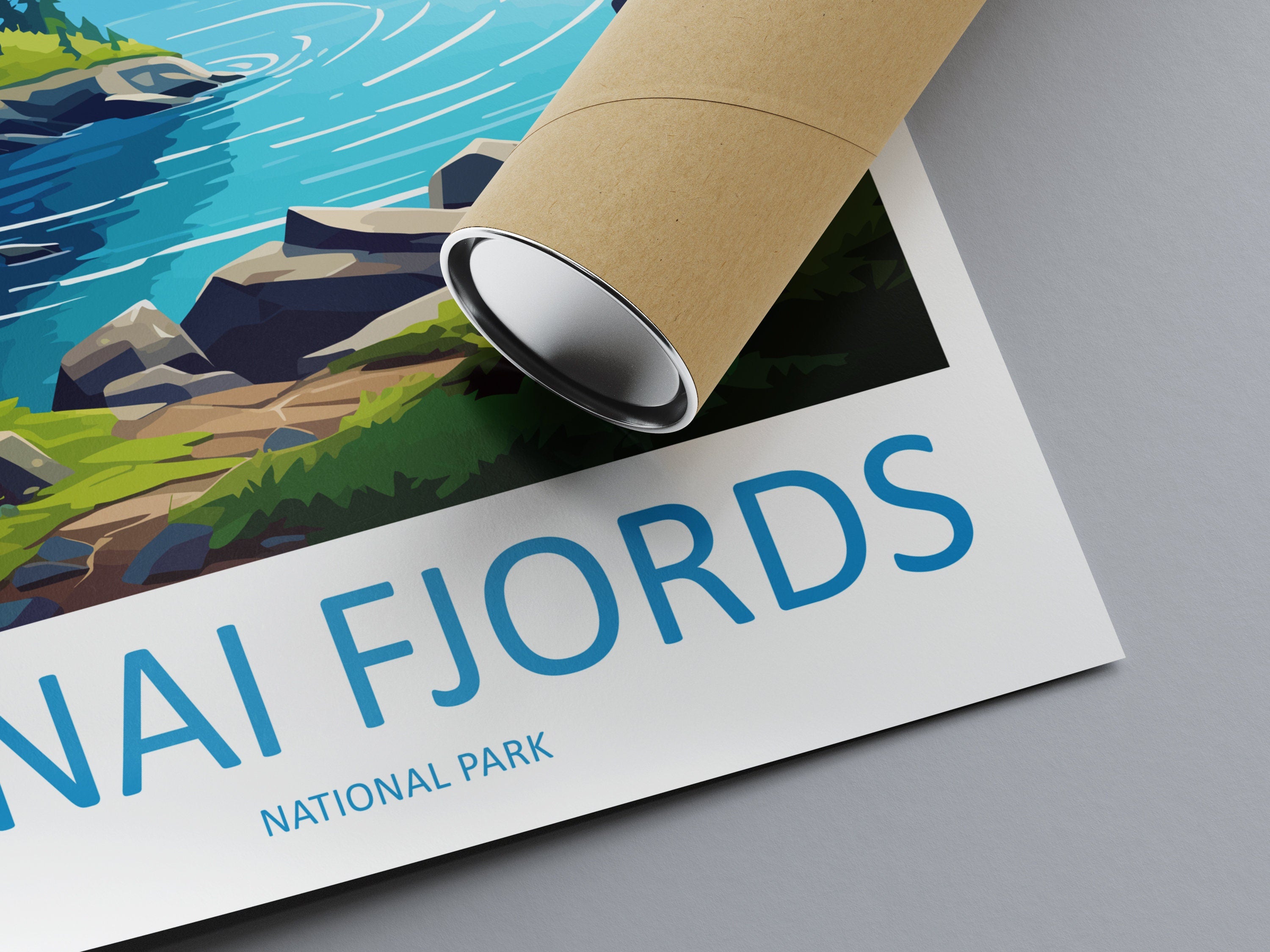 Kenai Fjords National Park Travel Print