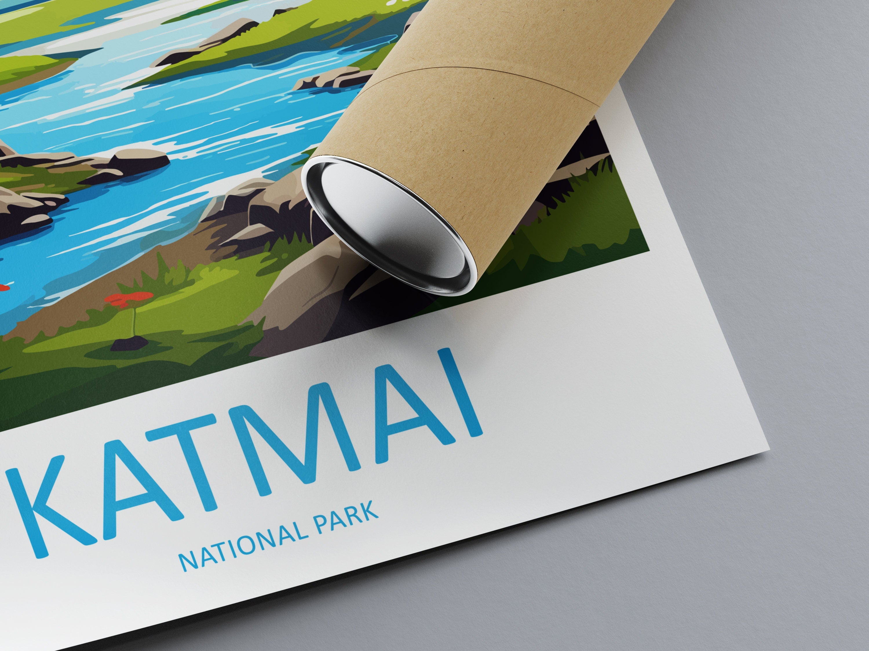 Katmai National Park Travel Print