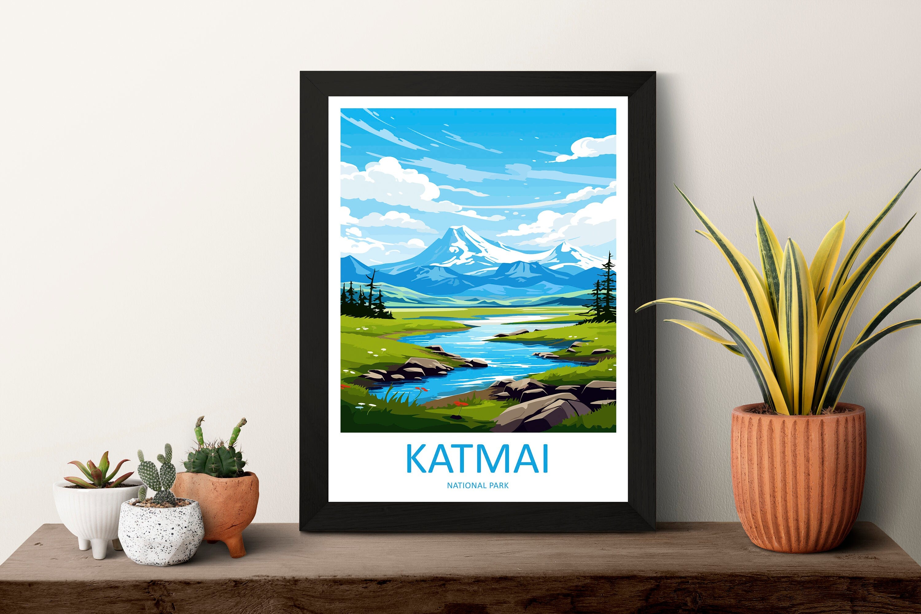 Katmai National Park Travel Print