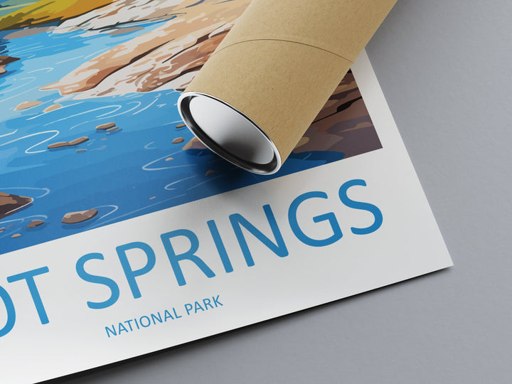 Hot Springs National Park Travel Print Wall Art Hot Springs Wall Hanging Home Décor Hot Springs Gift Art Lovers Hot Springs Art Lover Gift