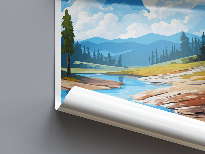 Hot Springs National Park Travel Print Wall Art Hot Springs Wall Hanging Home Décor Hot Springs Gift Art Lovers Hot Springs Art Lover Gift