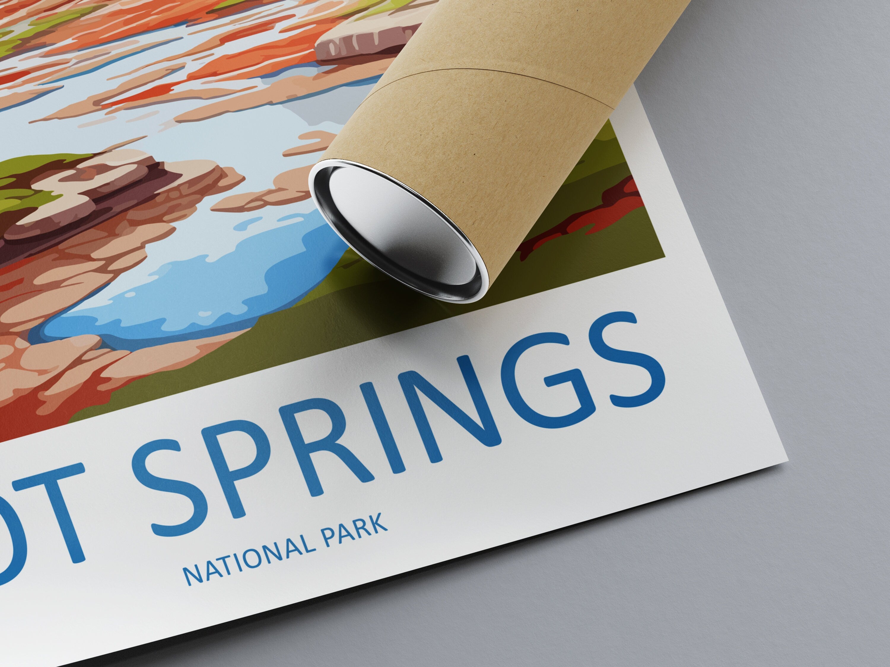 Hot Springs National Park Travel Print