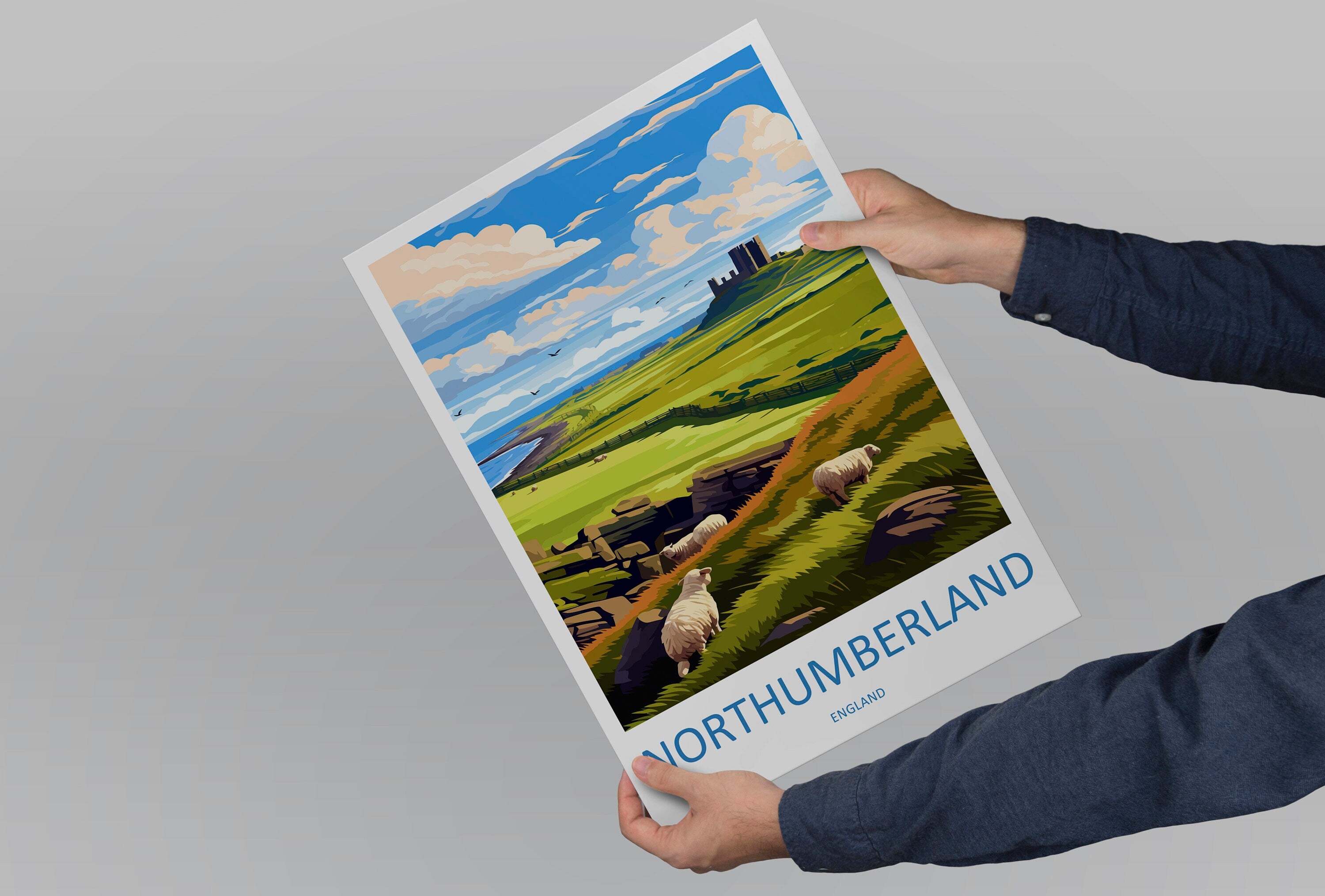 Northumberland Travel Print