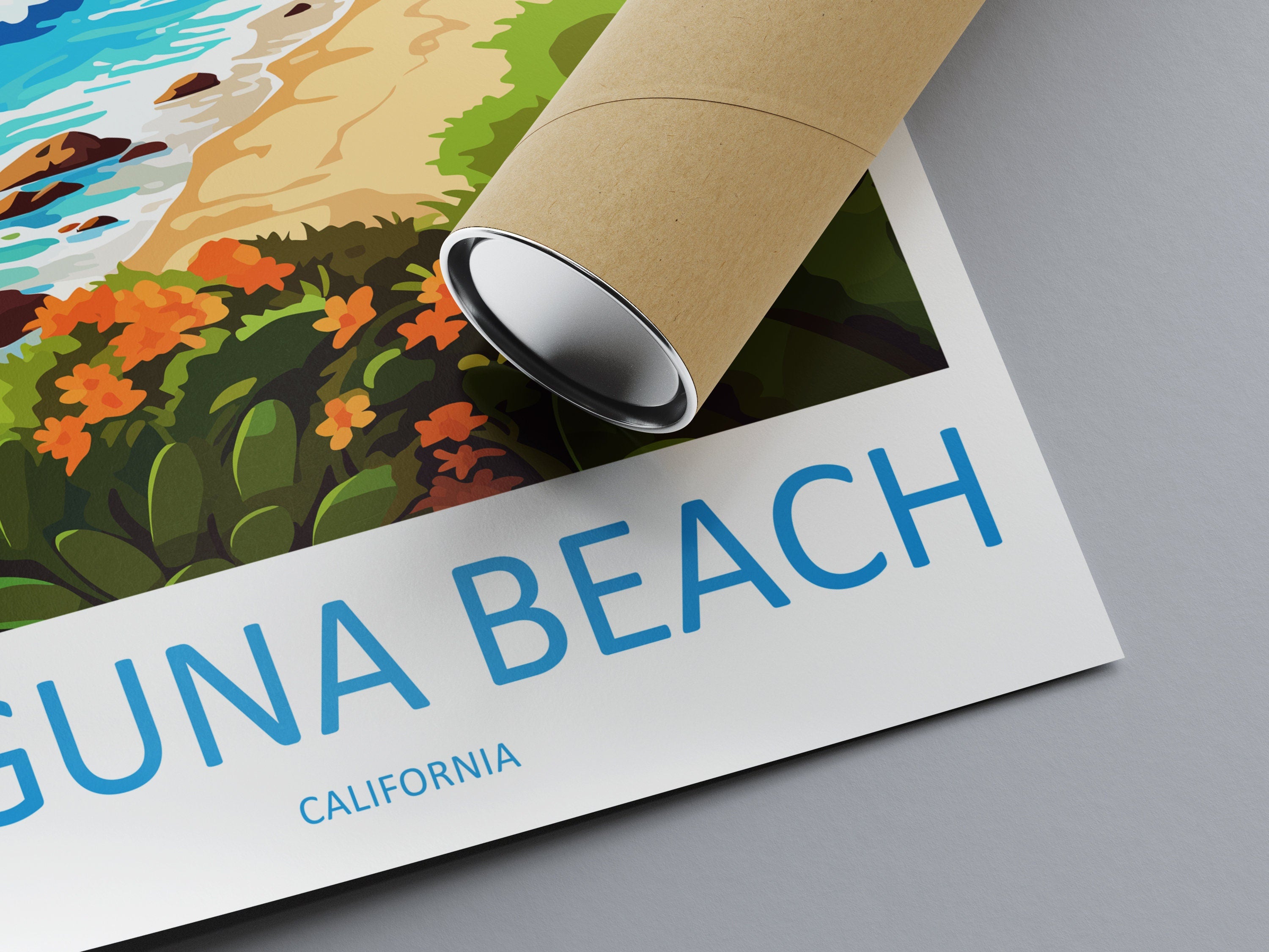 Laguna Beach Travel Print