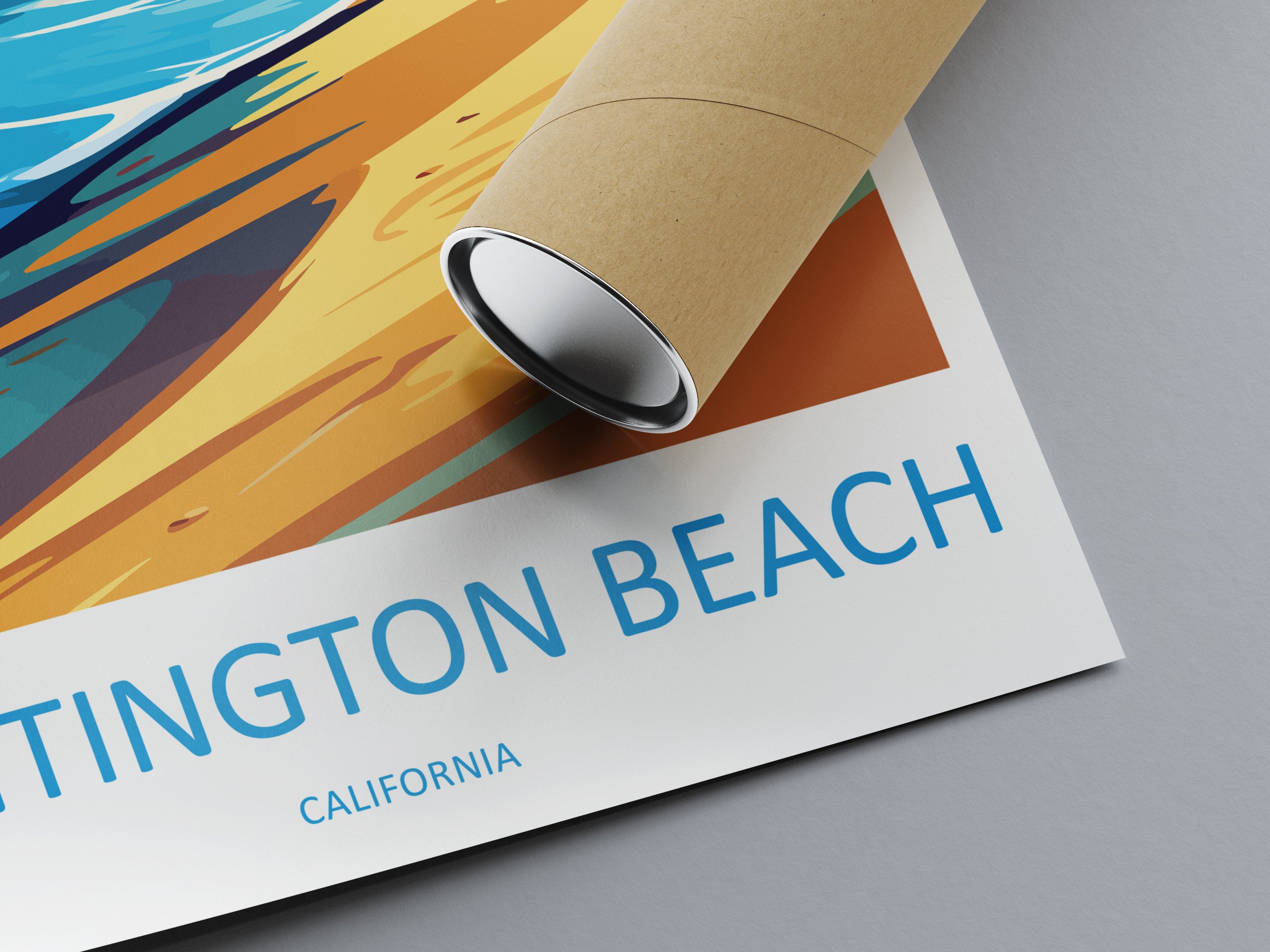 Huntington Beach Travel Print