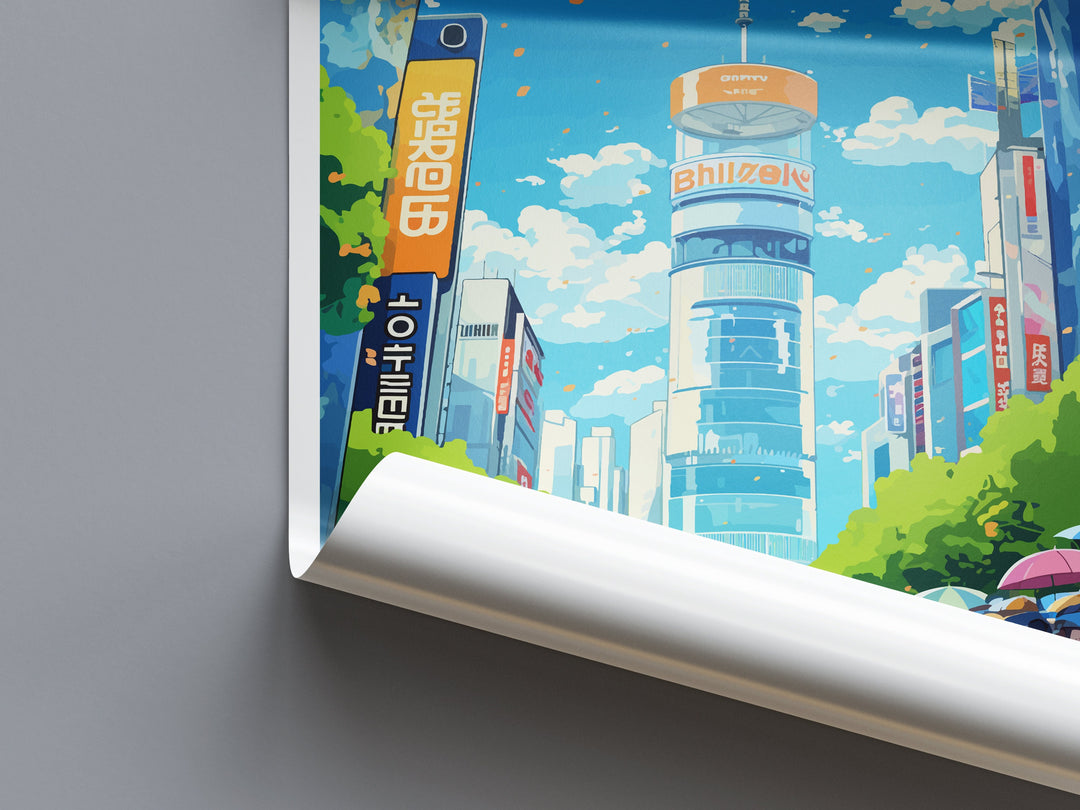 Japan Travel Print Wall Art Japan Wall Hanging Home Décor Japan Gift Art Lovers Tokyo Art Lover Gift Tokyo Travel Gift