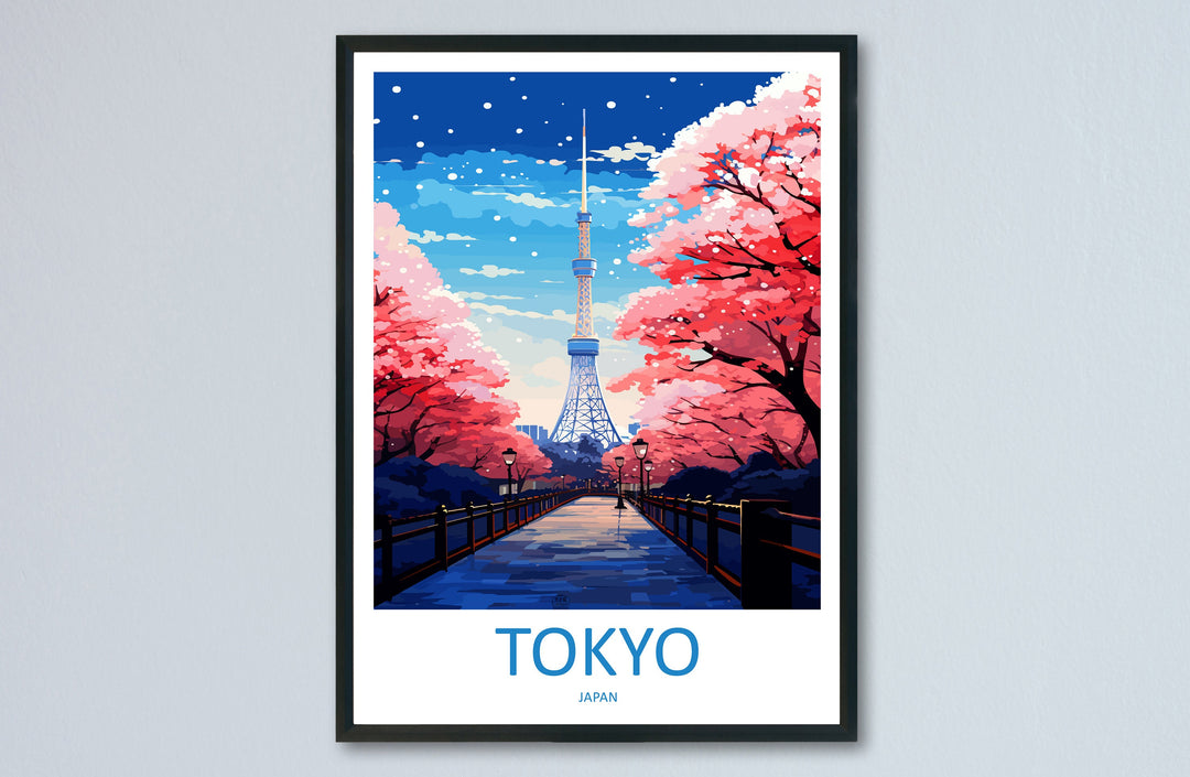 Japan Travel Print Wall Art Japan Wall Hanging Home Décor Japan Gift Art Lovers Tokyo Art Lover Gift Tokyo Travel Gift