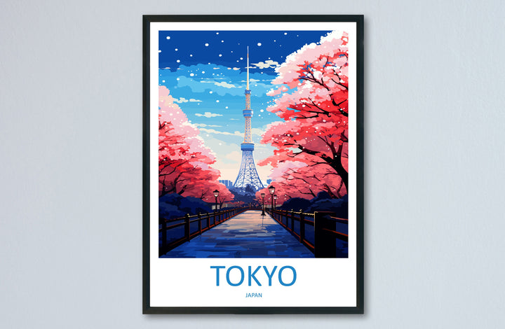 Japan Travel Print Wall Art Japan Wall Hanging Home Décor Japan Gift Art Lovers Tokyo Art Lover Gift Tokyo Travel Gift