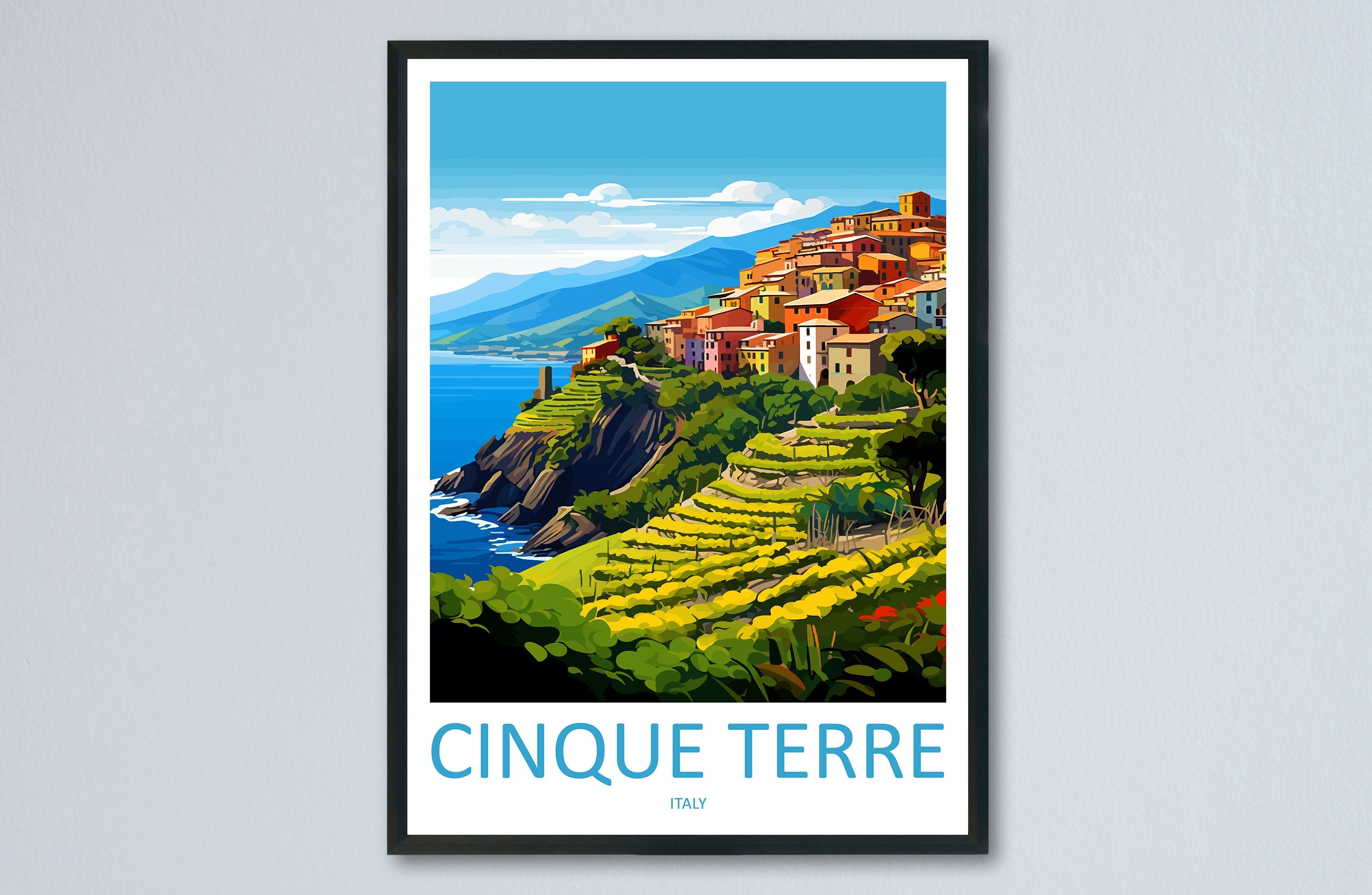 Cinque Terre Travel Print