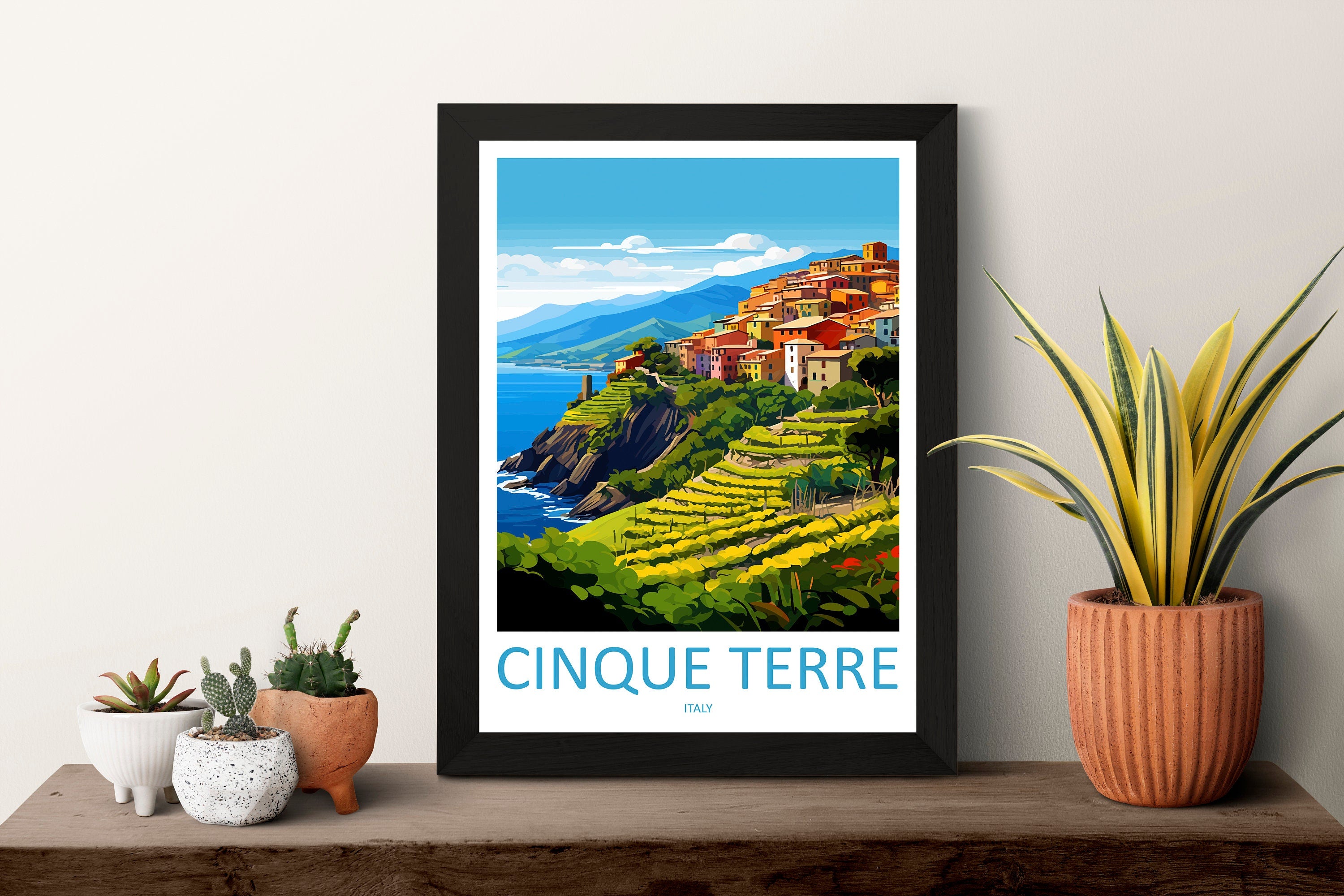 Cinque Terre Travel Print