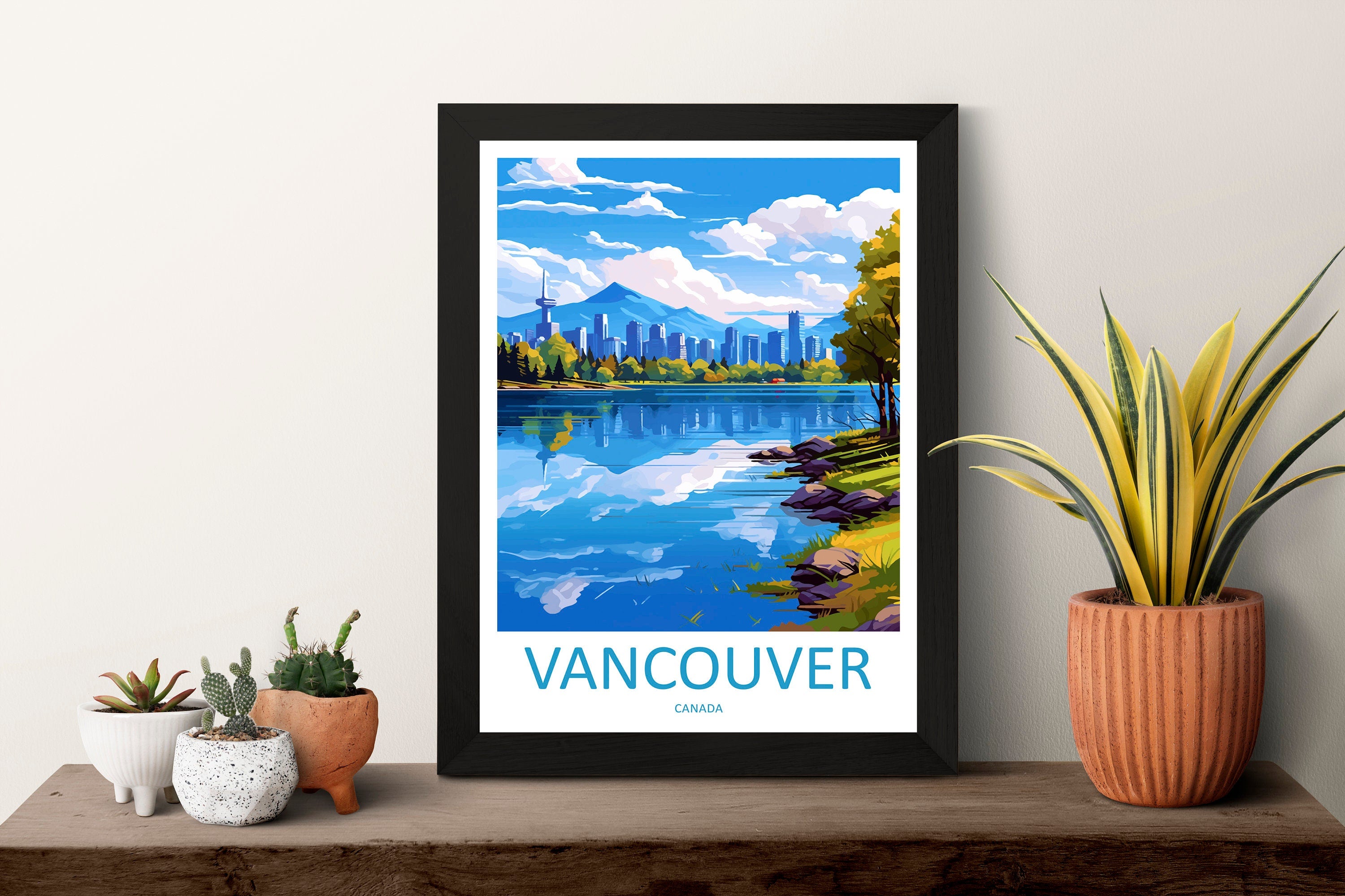 Vancouver Travel Print