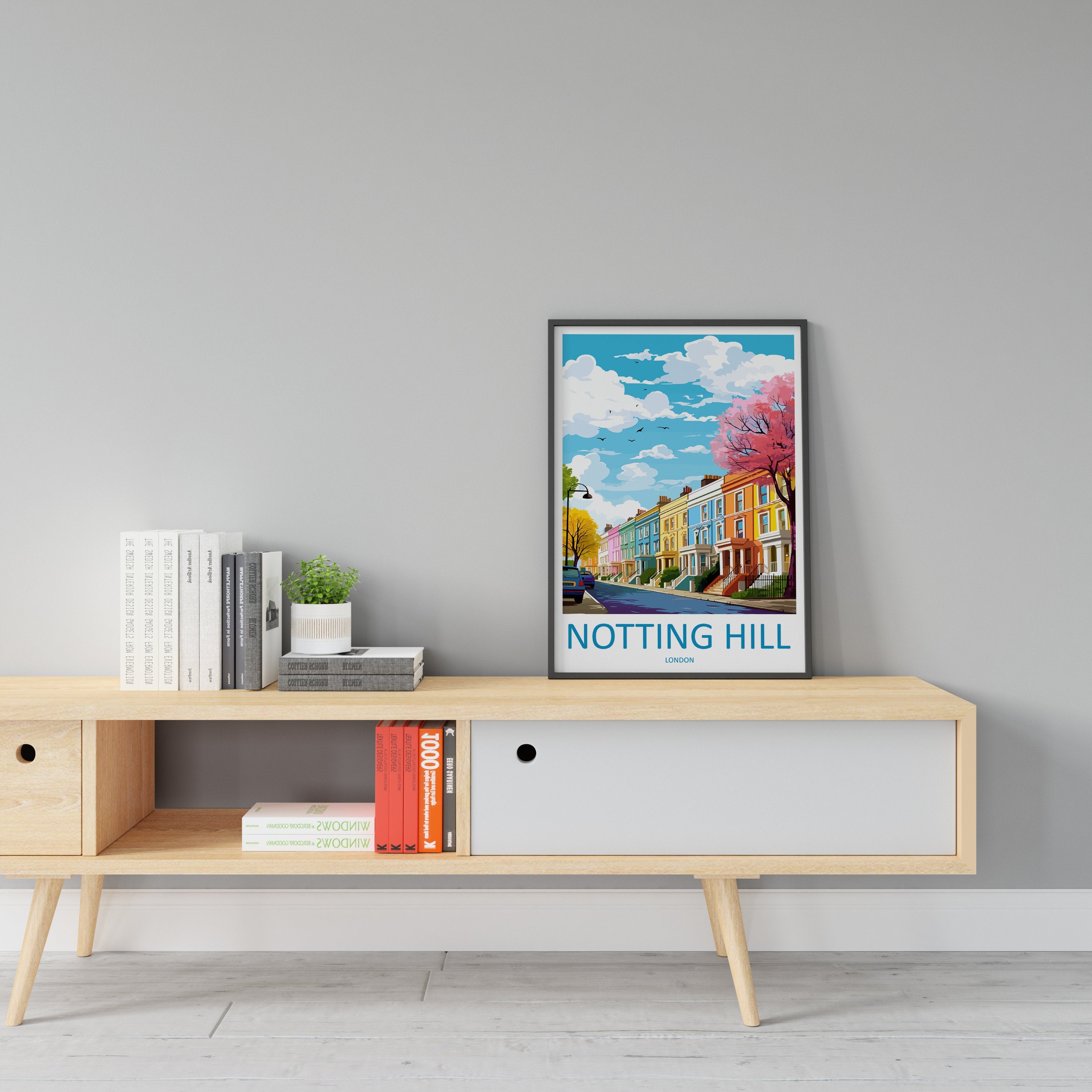 Notting Hill Travel Print