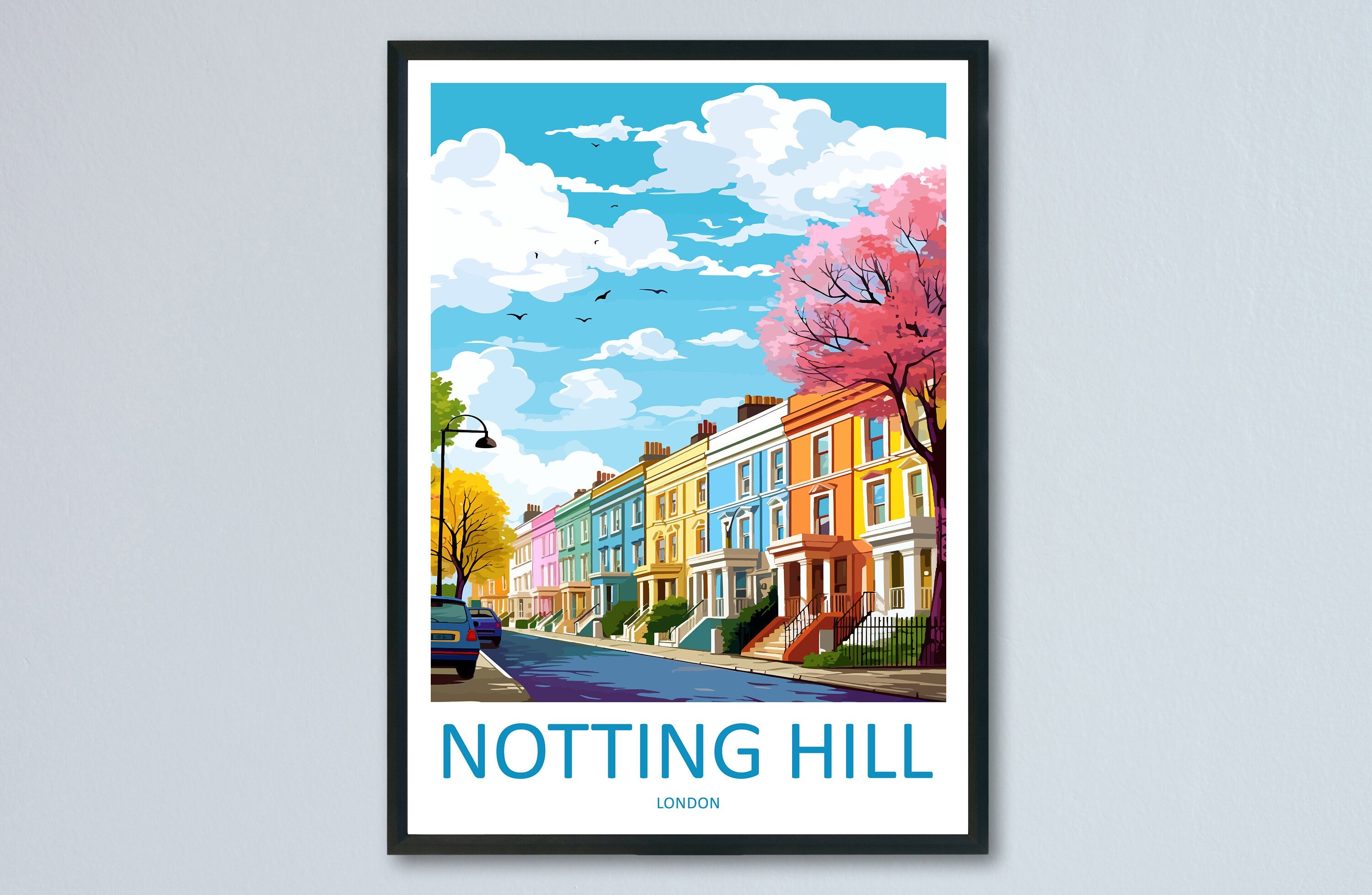 Notting Hill Travel Print