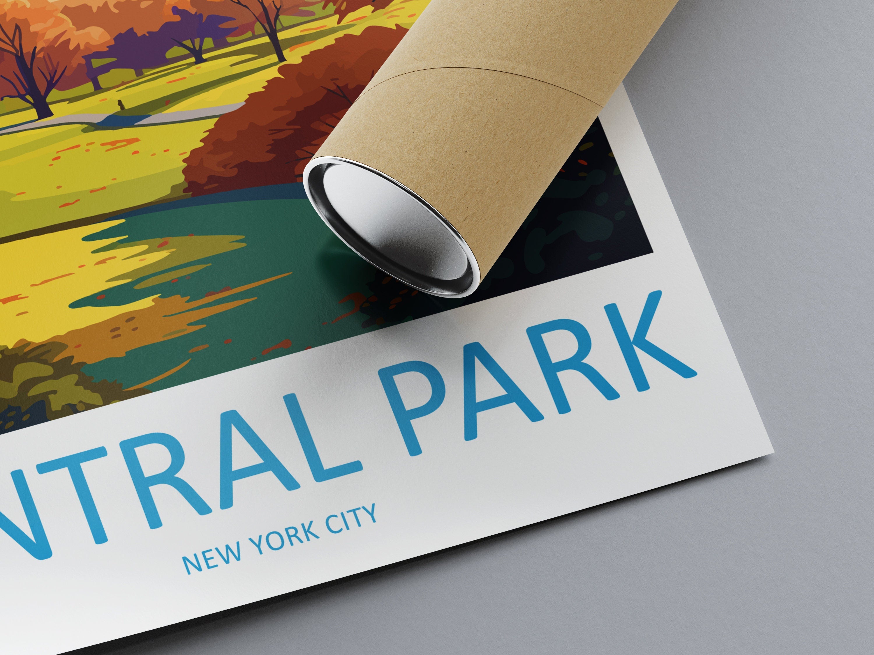 Central Park Travel Print