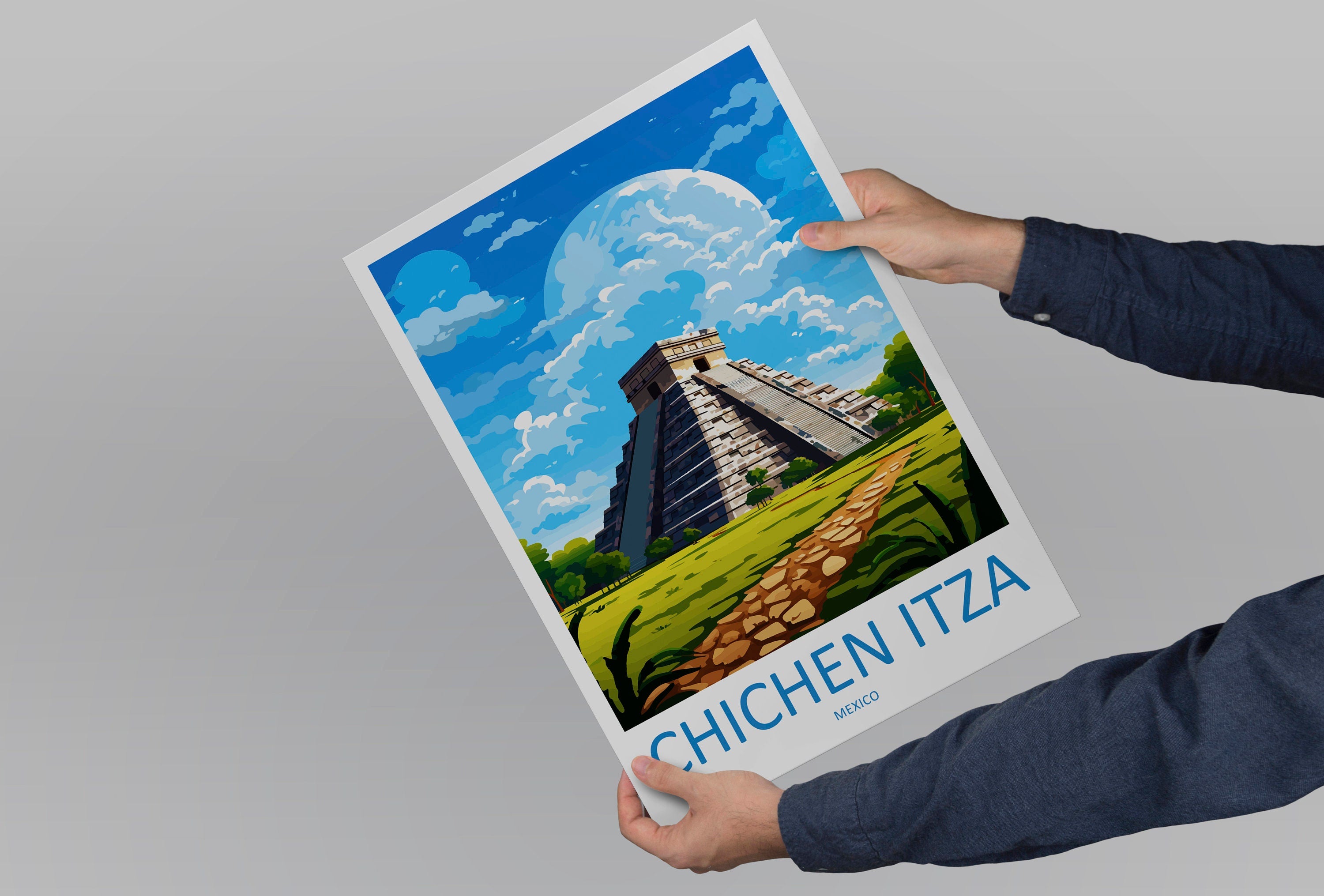 Chichen Itza Travel Print