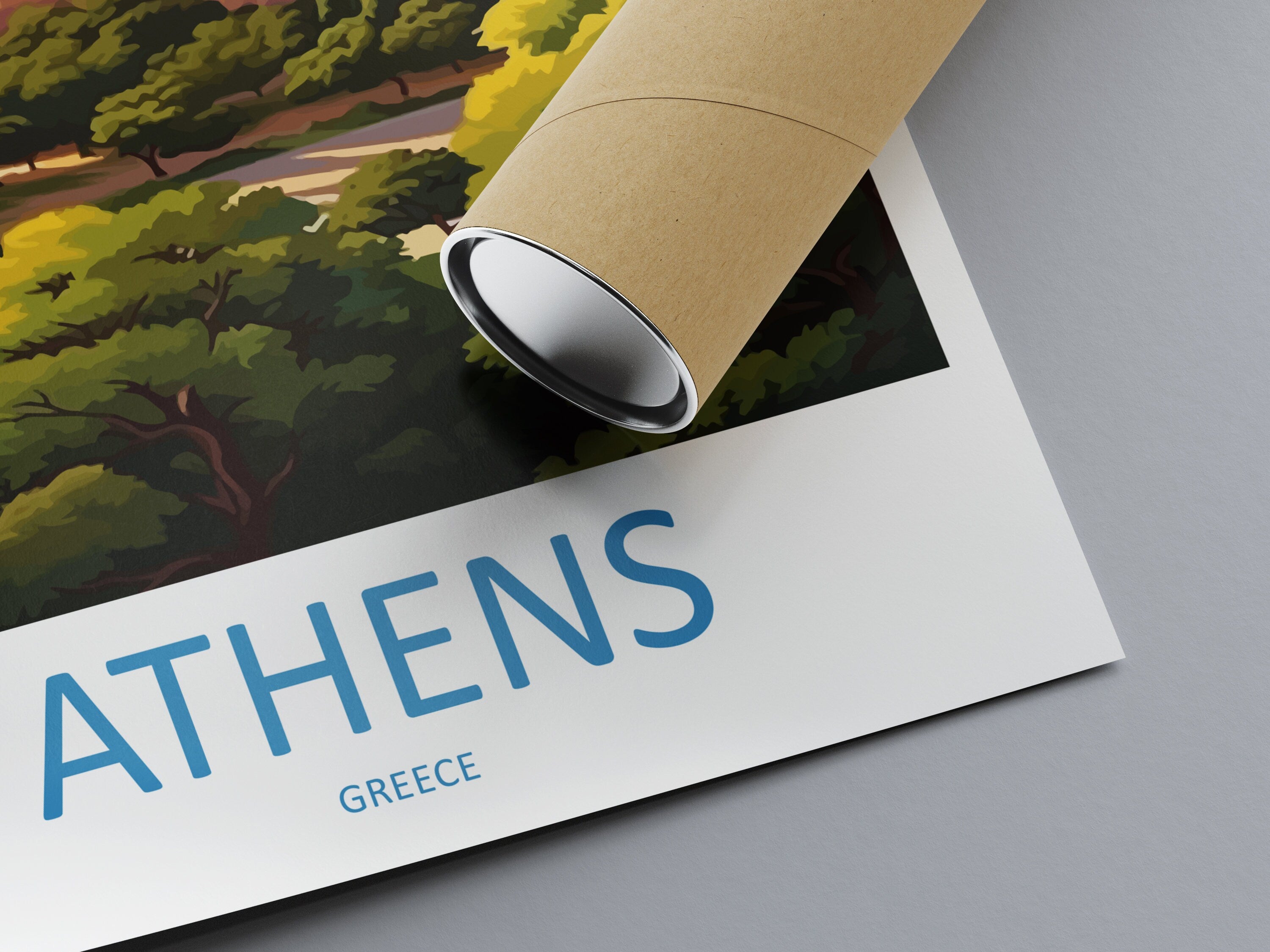 Athens Travel Print