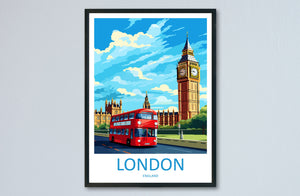 London Travel Print