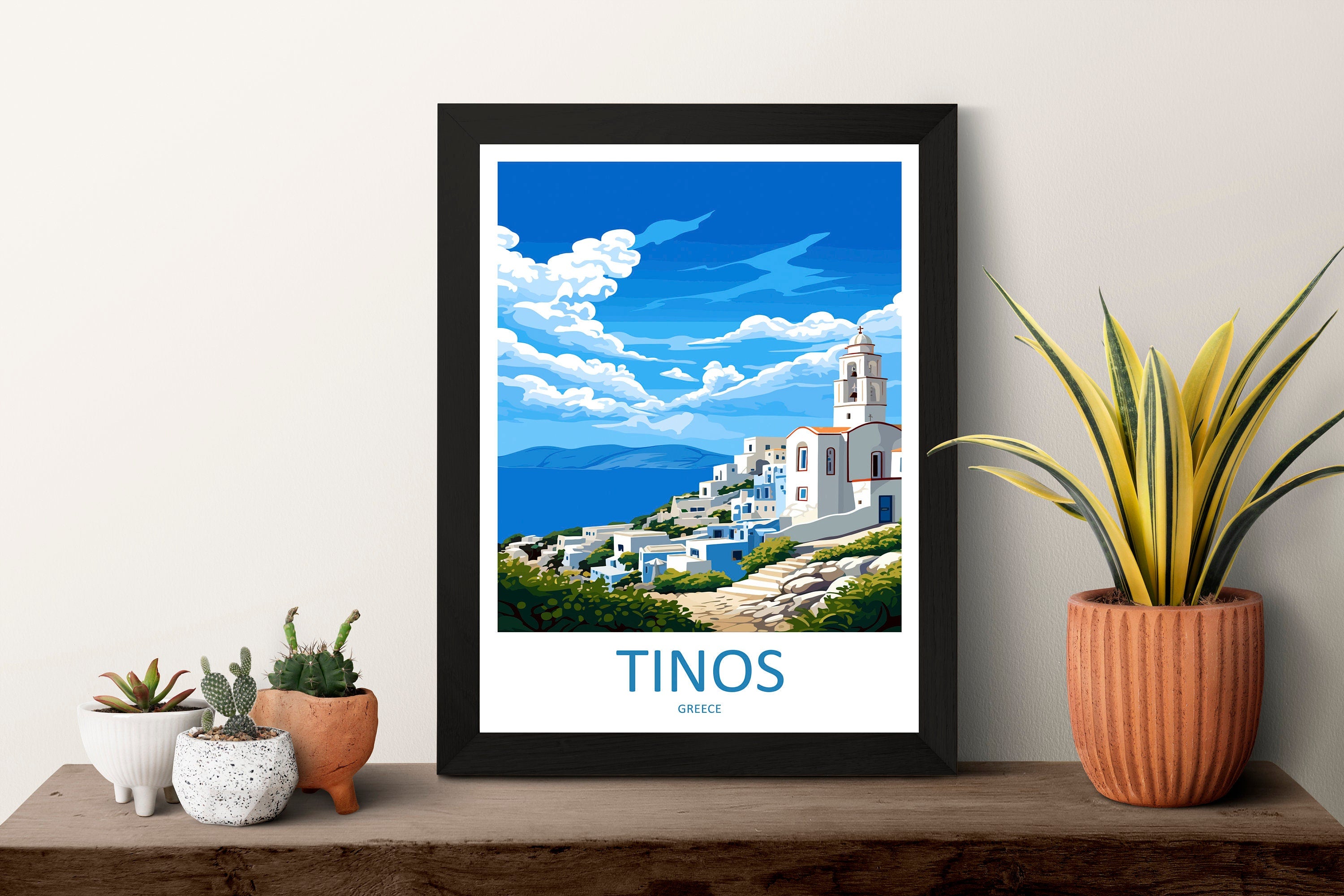 Tinos Travel Print