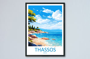 Thassos Travel Print