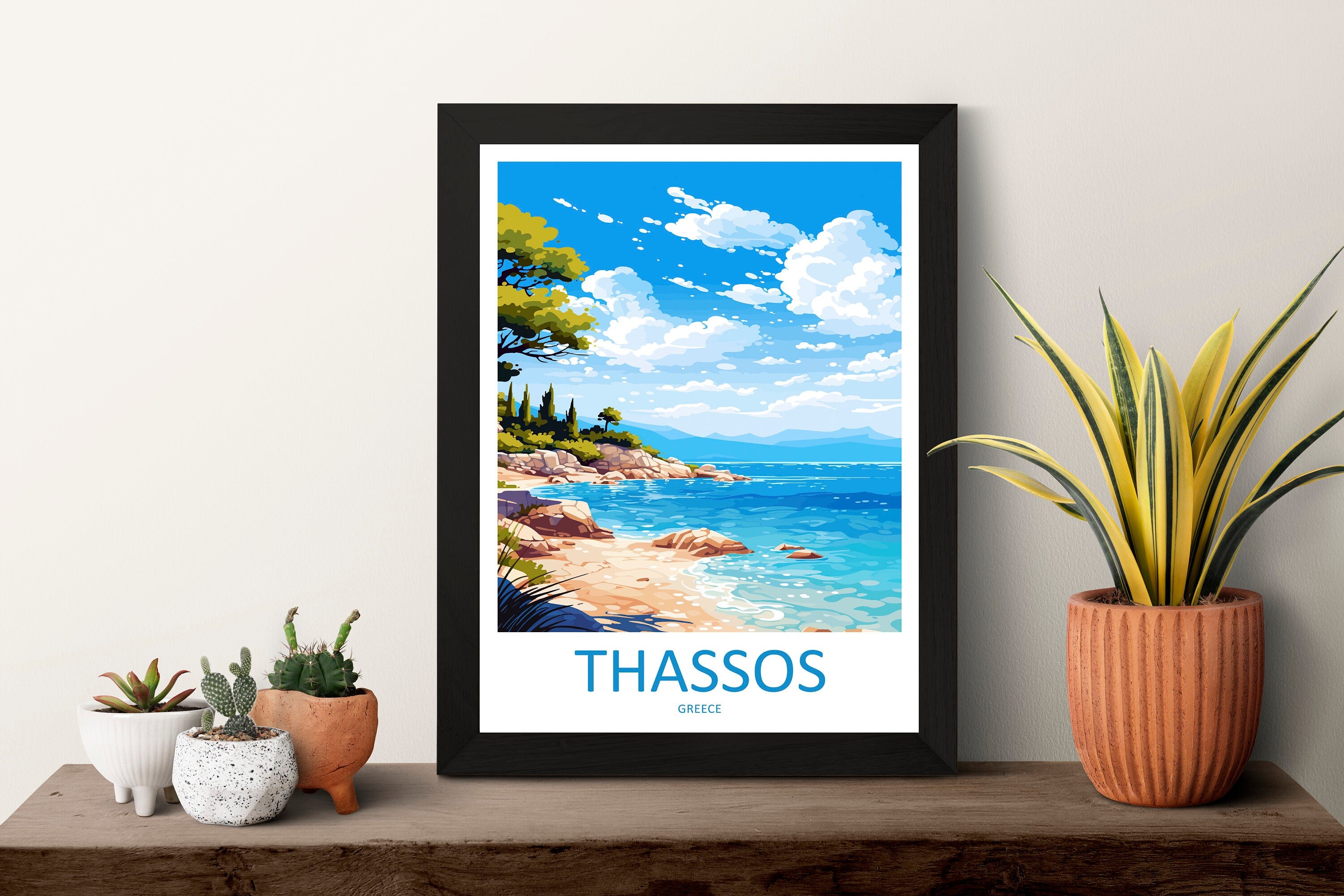 Thassos Travel Print