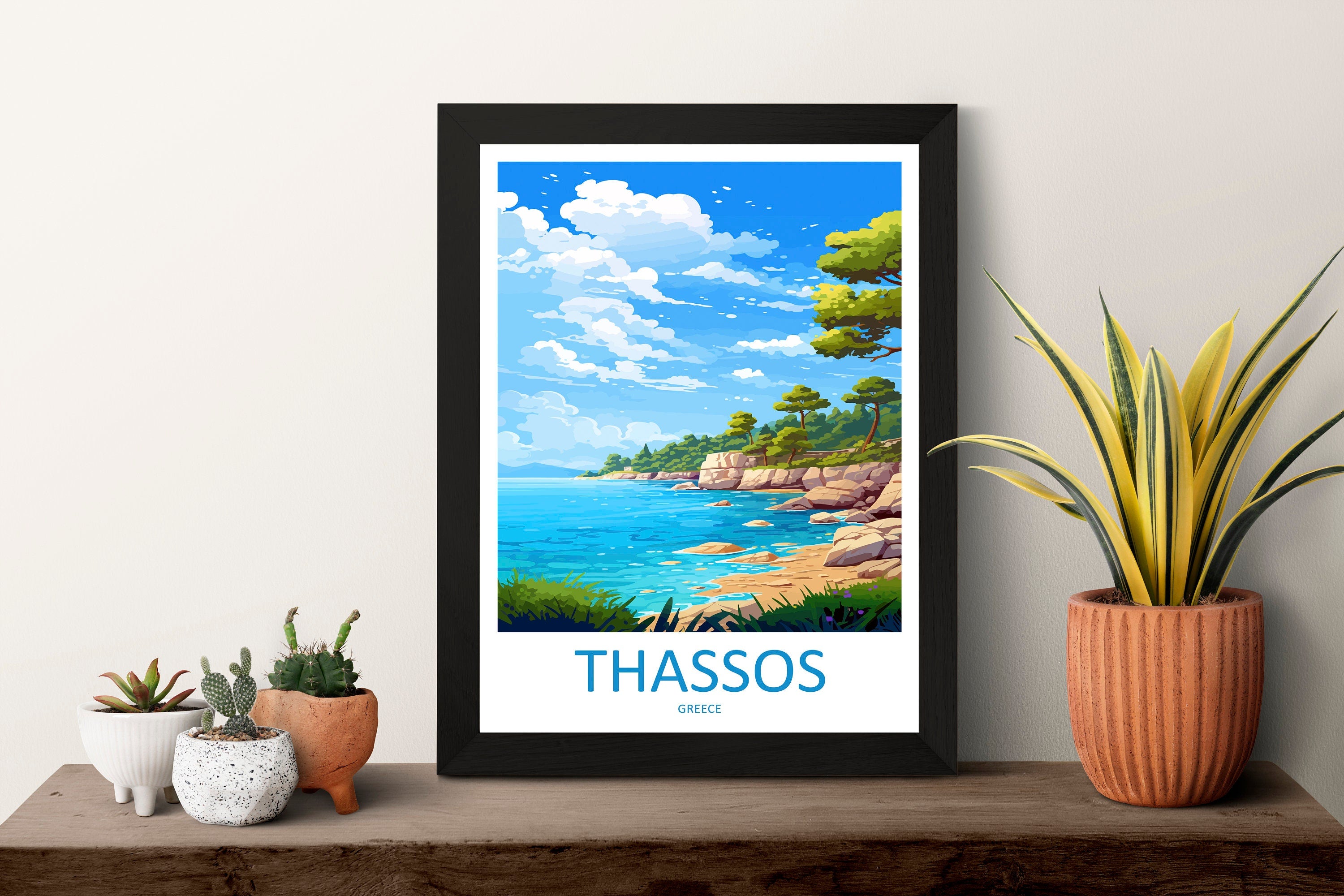 Thassos Travel Print