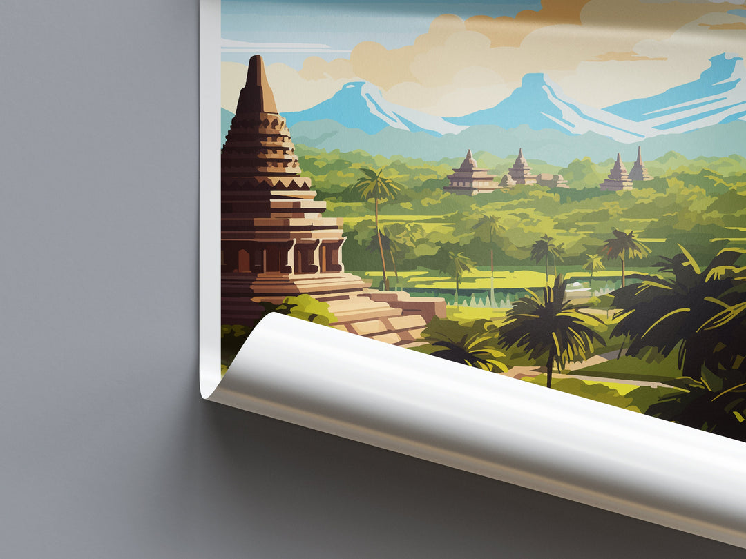 Bali Travel Print Wall Art Bali Wall Hanging Home Décor Bali Gift Art Lovers Indonesia Art Lover Gift Bali Travel Art Poster