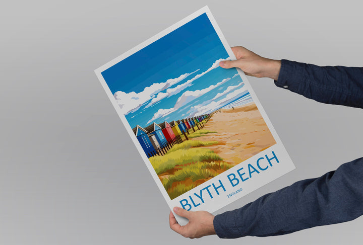 Blyth Travel Print Wall Art Blyth Wall Hanging Home Décor Blyth Gift Art Lovers England Art Lover Gift Print