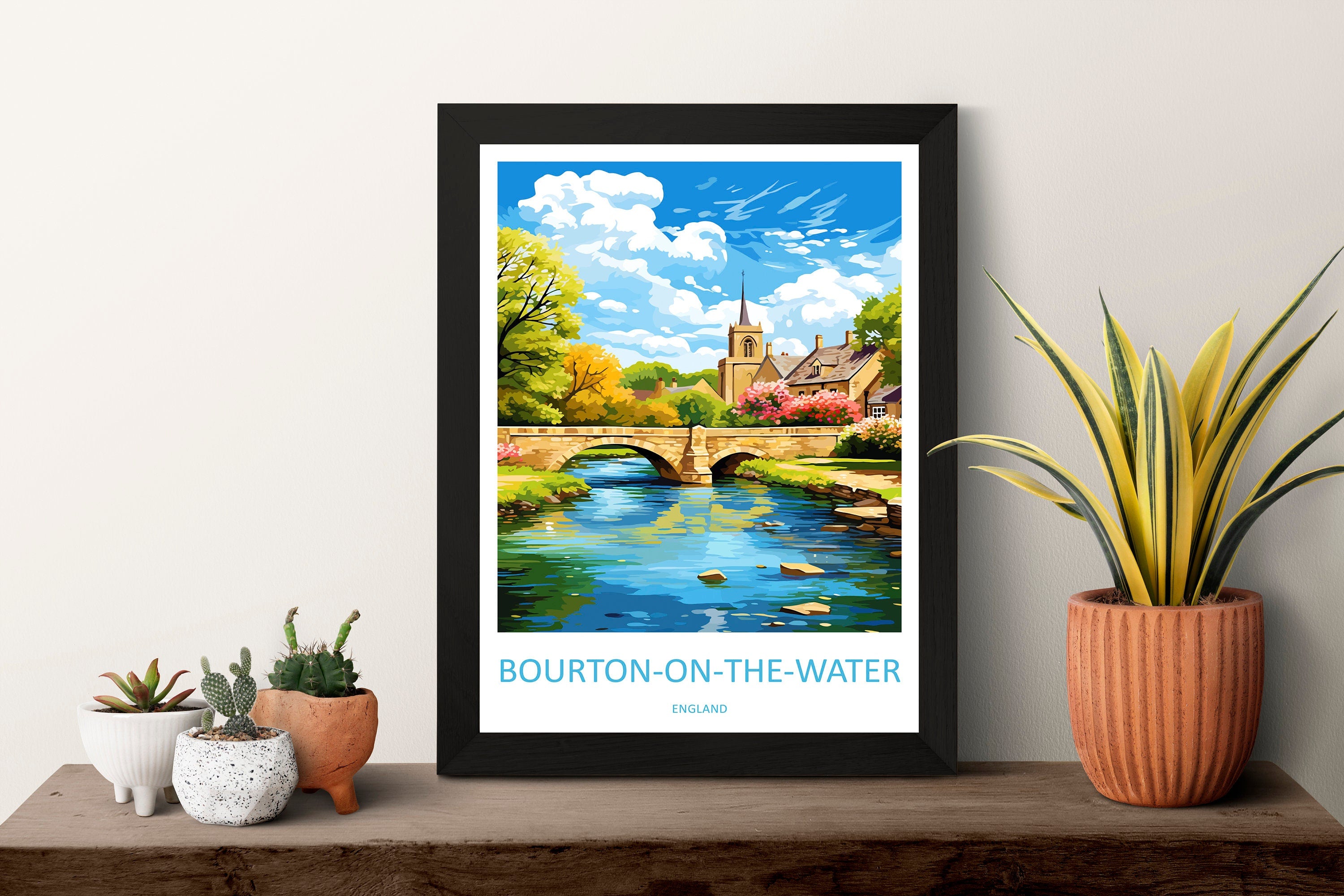 Bourton On The Water Travel Print