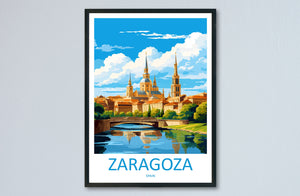 Zaragoza Travel Print