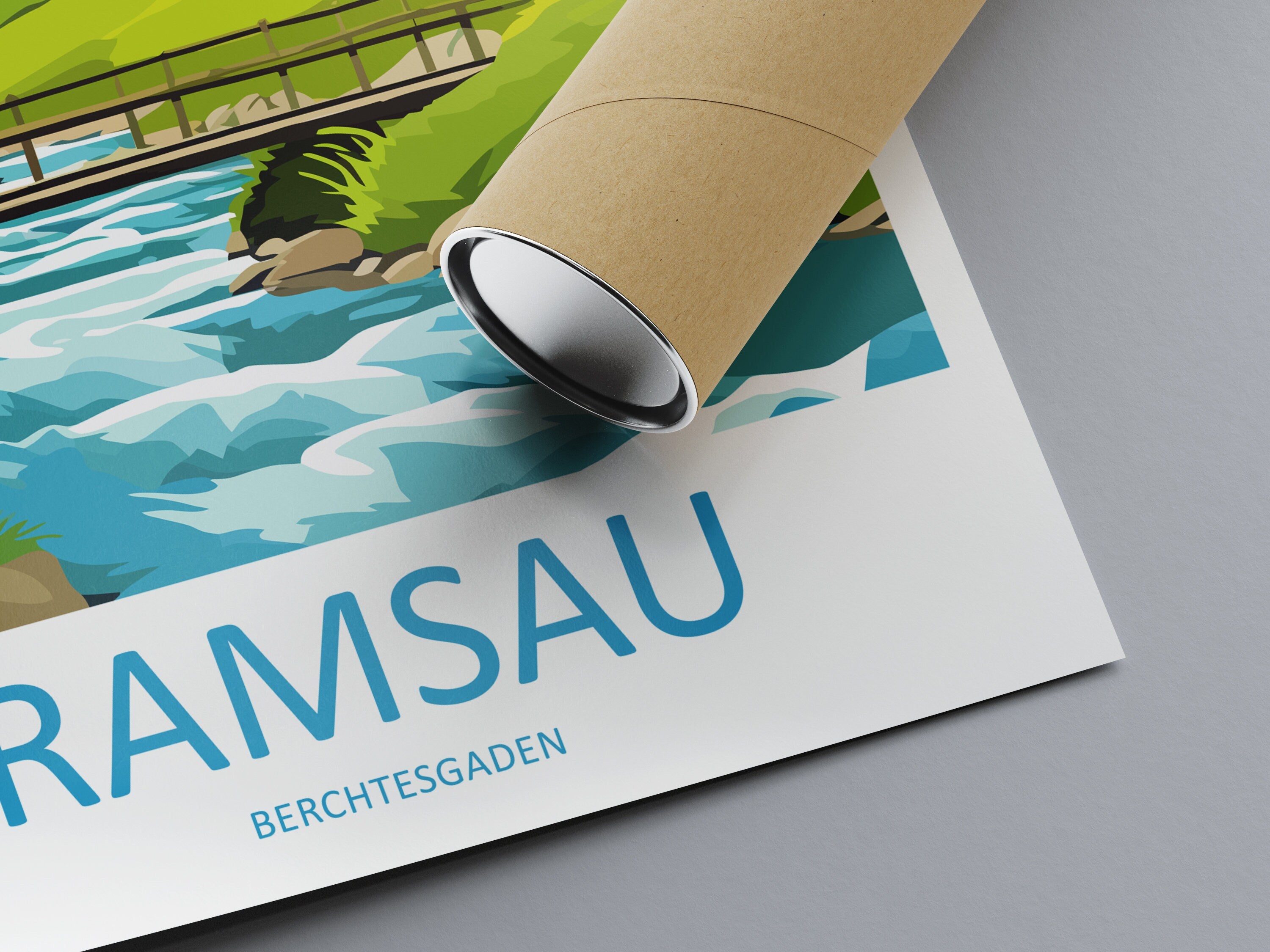 Ramsau Travel Print