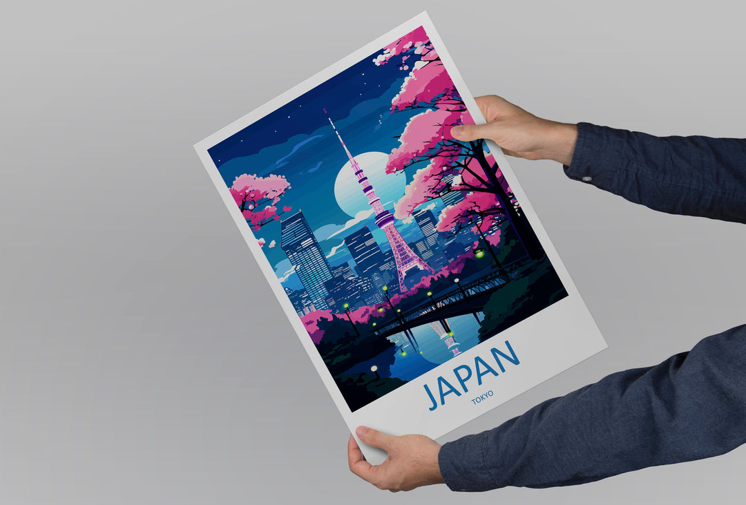 Japan Travel Print Wall Art Japan Wall Hanging Home Décor Japan Gift Art Lovers Tokyo Art Lover Gift Tokyo Travel Gift