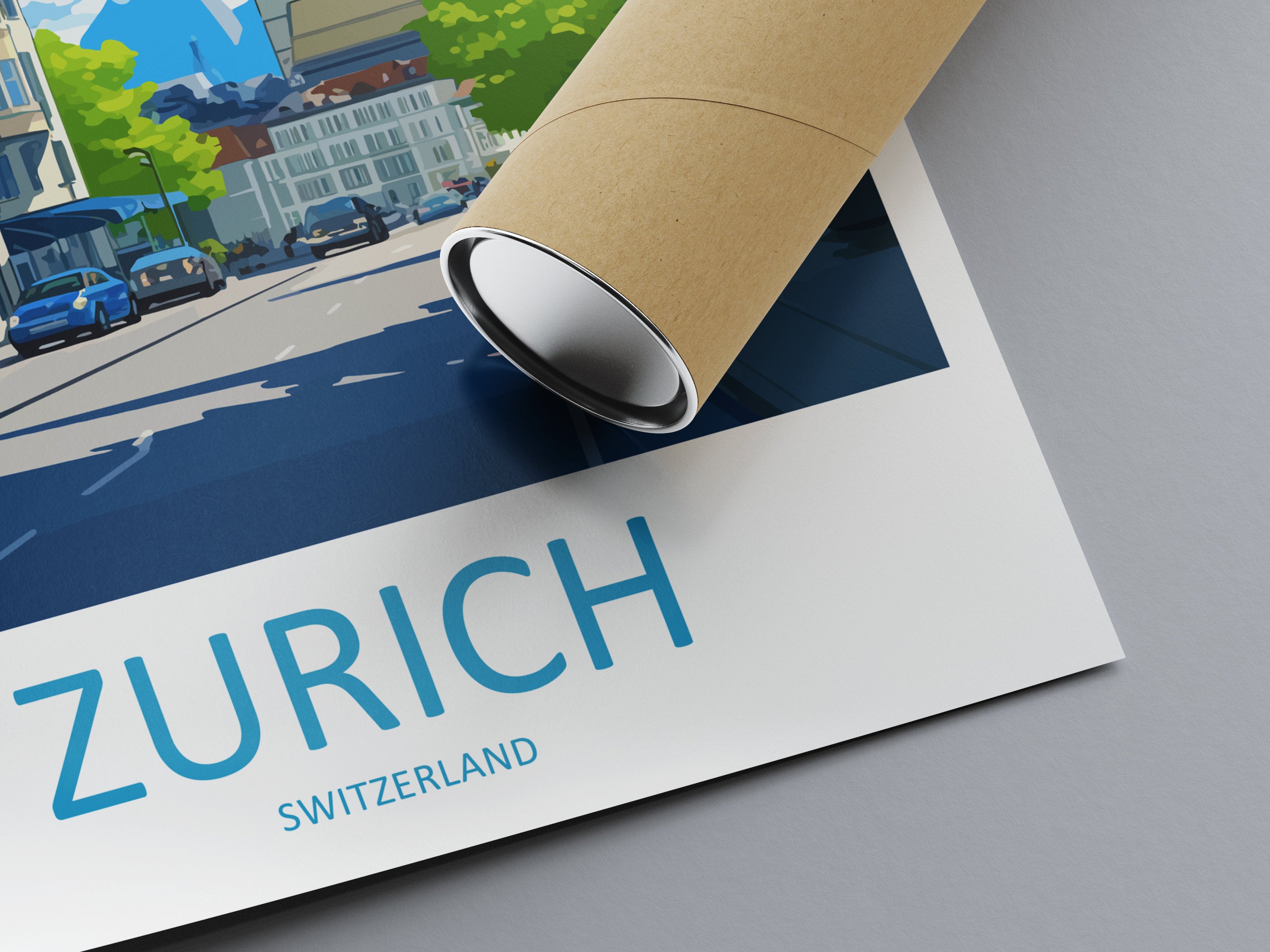 Zurich Travel Print