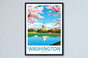 Washington DC Travel Print