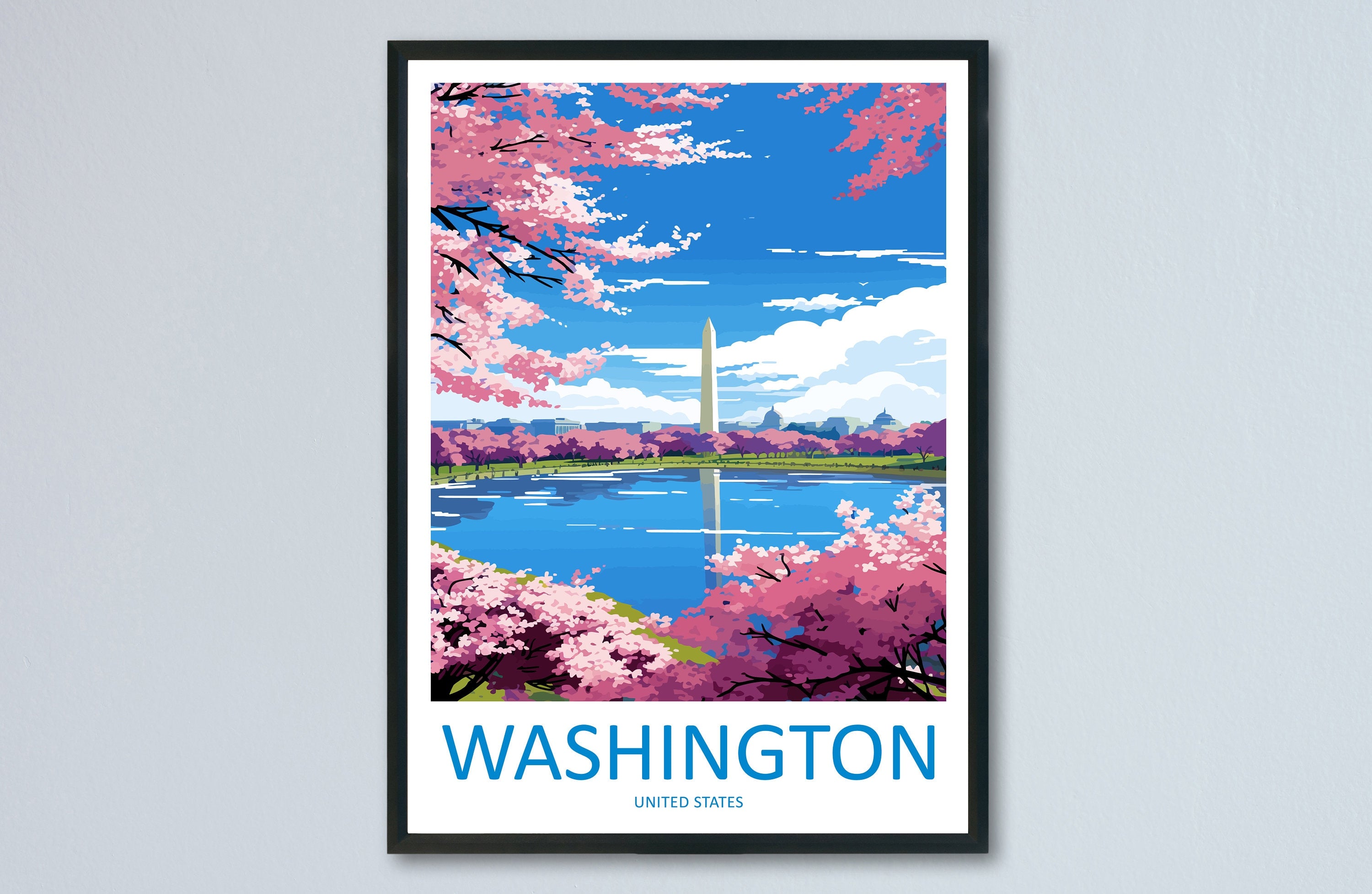 Washington DC Travel Print