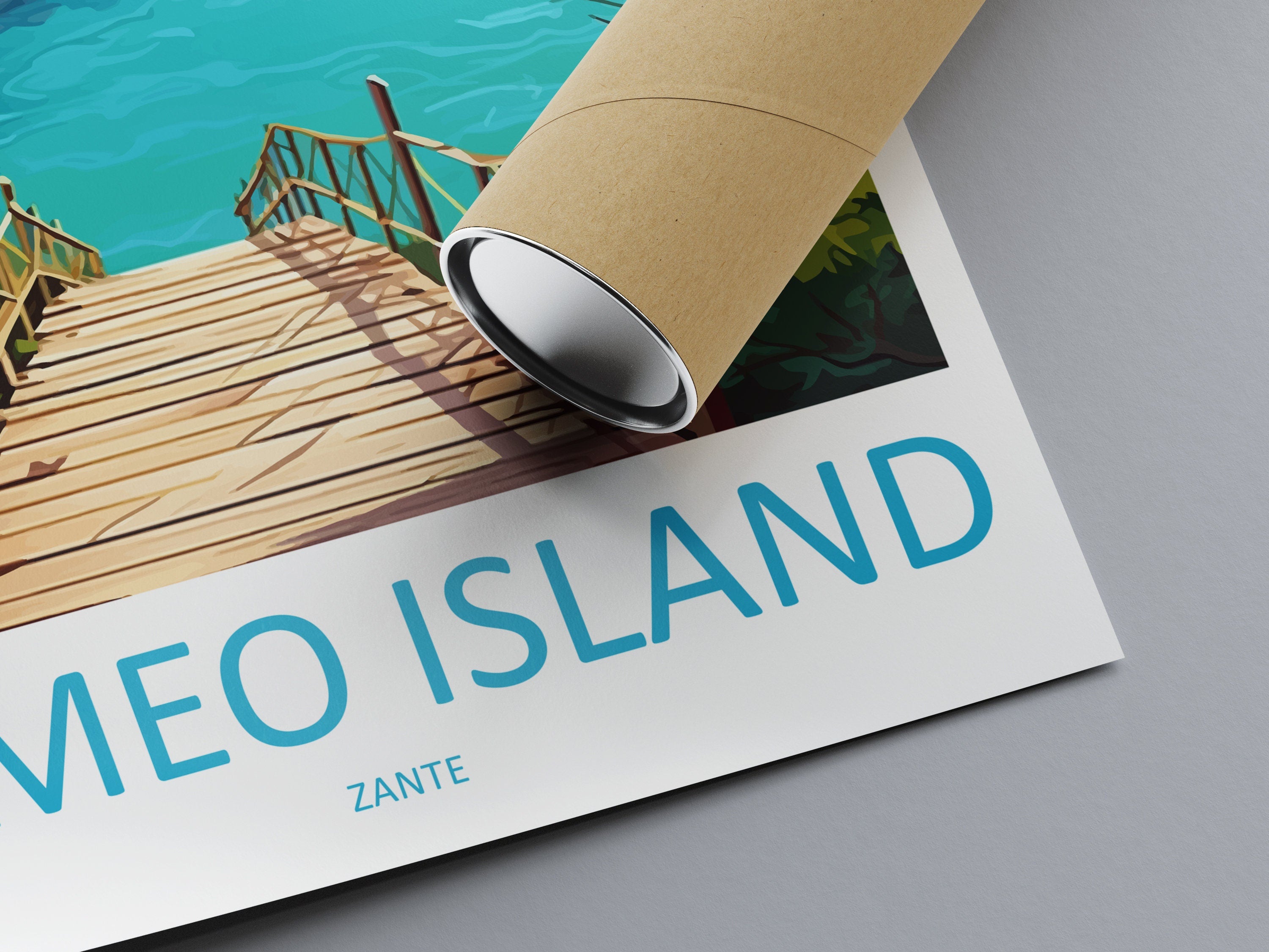 Cameo Island Travel Print