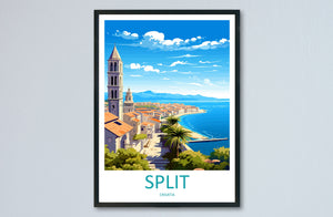 Split Travel Print