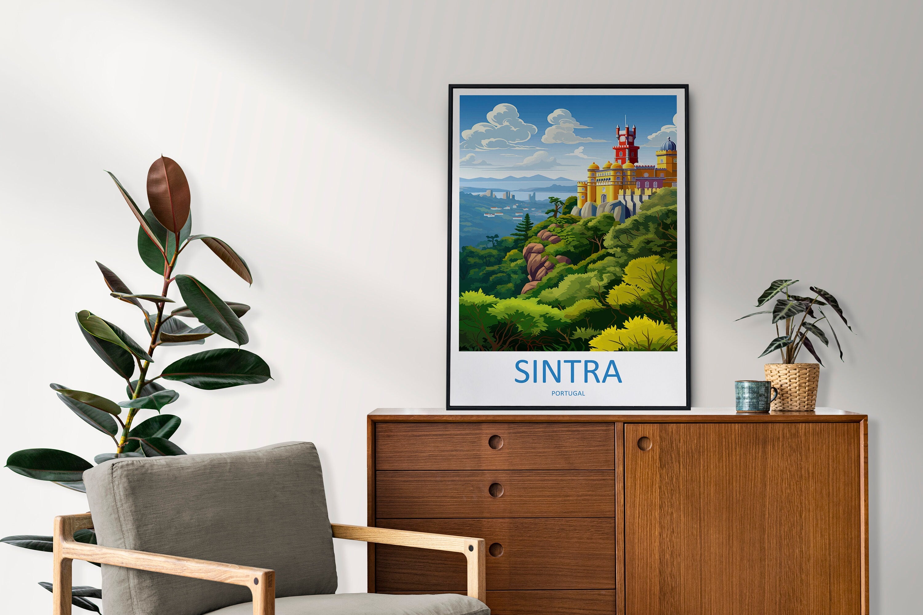 Sintra Travel Print Wall Art Sintra Wall Hanging Home Décor Sintra Gift Art Lovers Portugal Art Lover Gift Sintra Wall Décor Sintra Travel