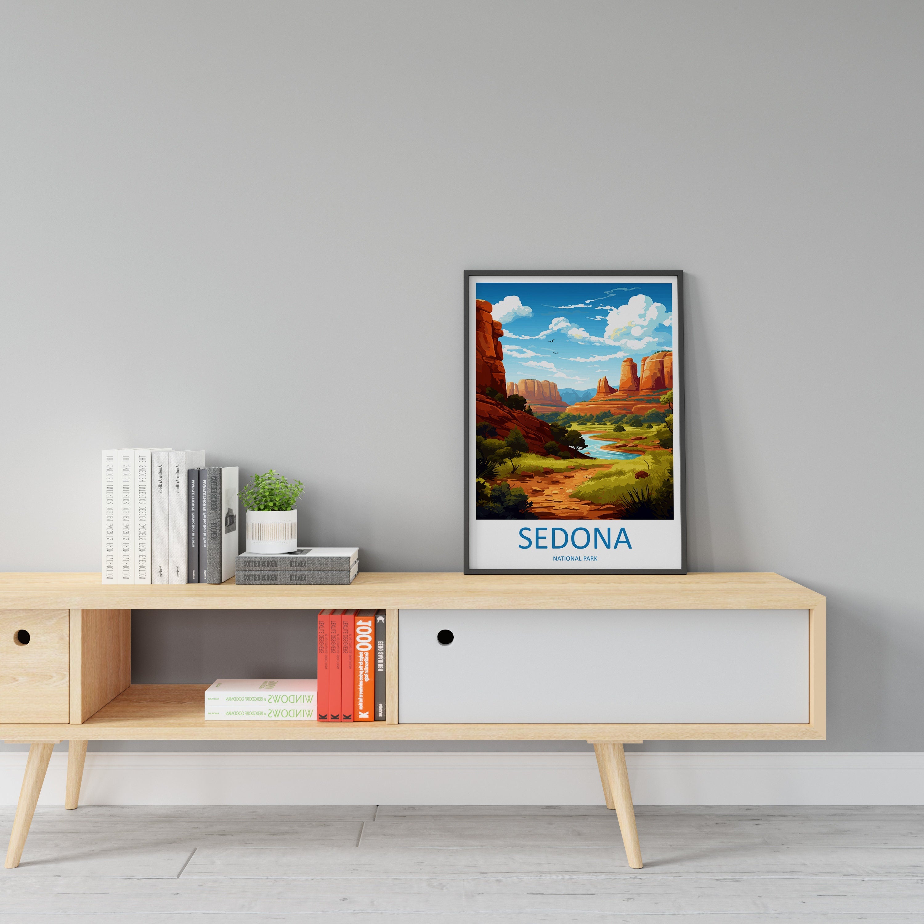 Sedona Travel Print Sedona Home Décor Arizona Art Print Sedona Wall Print For Sedona Gift Wall Hanging Arizona Sedona Desert Artwork Décor