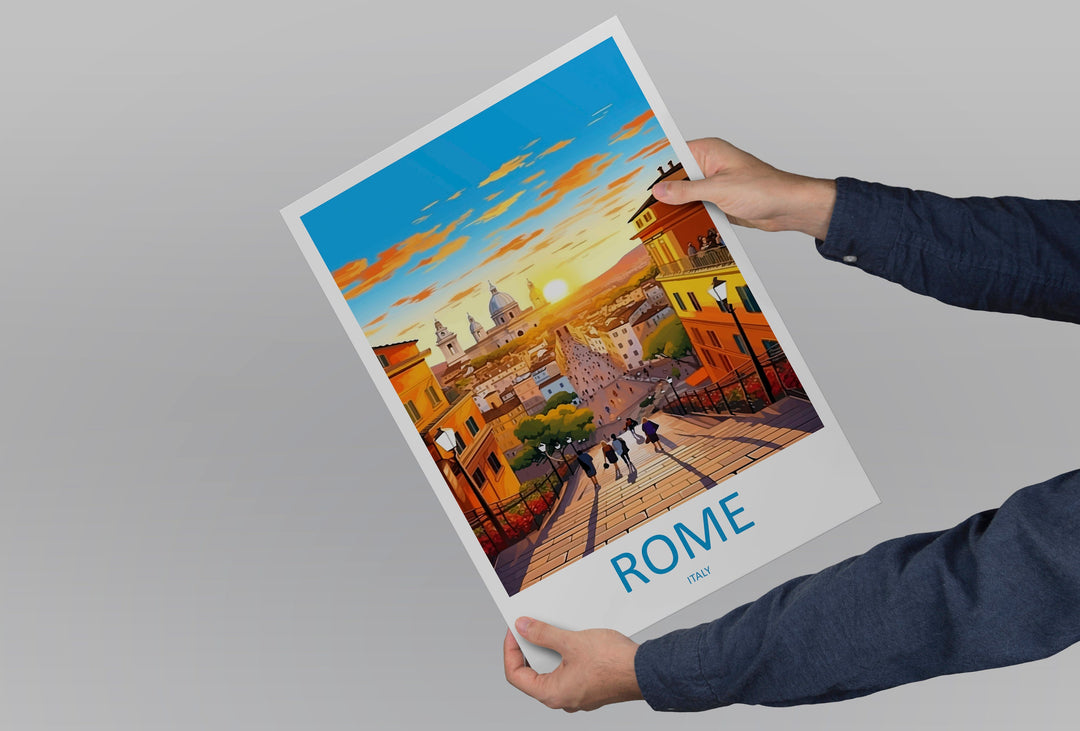 Rome Travel Print Wall Art Rome Wall Hanging Home Décor Rome Gift Art Lovers Italy Art Lover Gift Rome Print Italy Wall Art Decor