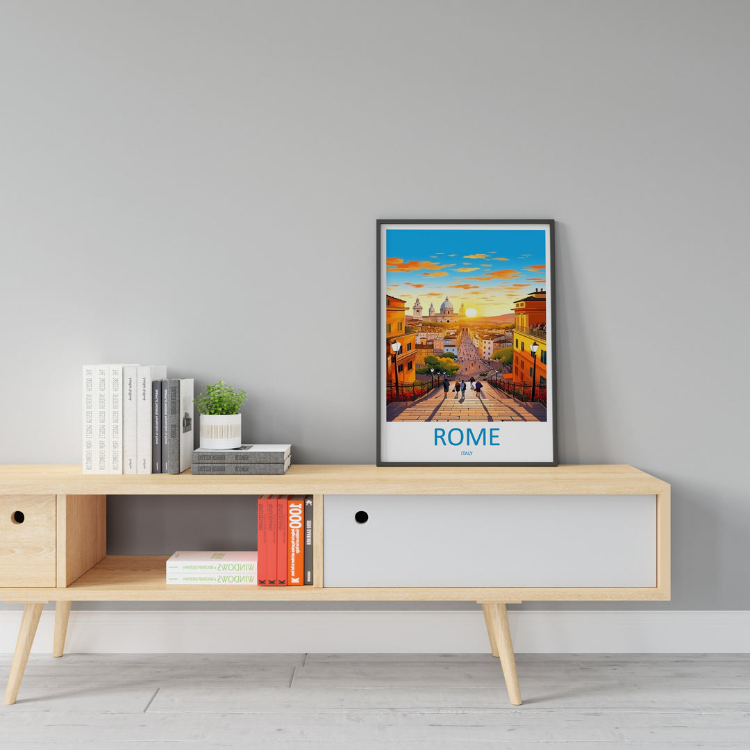 Rome Travel Print Wall Art Rome Wall Hanging Home Décor Rome Gift Art Lovers Italy Art Lover Gift Rome Print Italy Wall Art Decor