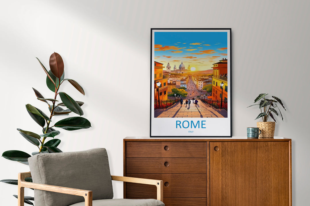 Rome Travel Print Wall Art Rome Wall Hanging Home Décor Rome Gift Art Lovers Italy Art Lover Gift Rome Print Italy Wall Art Decor