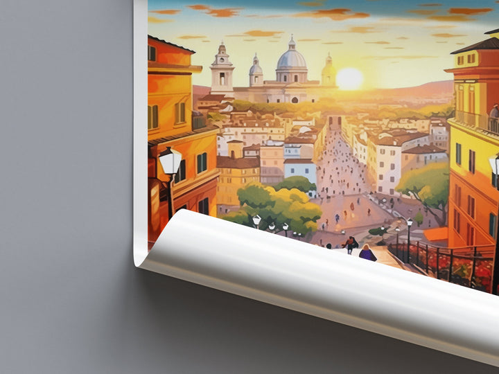 Rome Travel Print Wall Art Rome Wall Hanging Home Décor Rome Gift Art Lovers Italy Art Lover Gift Rome Print Italy Wall Art Decor