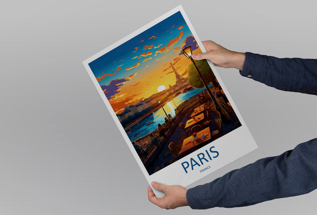 Paris Travel Print Wall Art Paris Wall Hanging Home Décor Paris Gift Art Lovers France Art Lover Gift Paris Print France Wall Art Décor