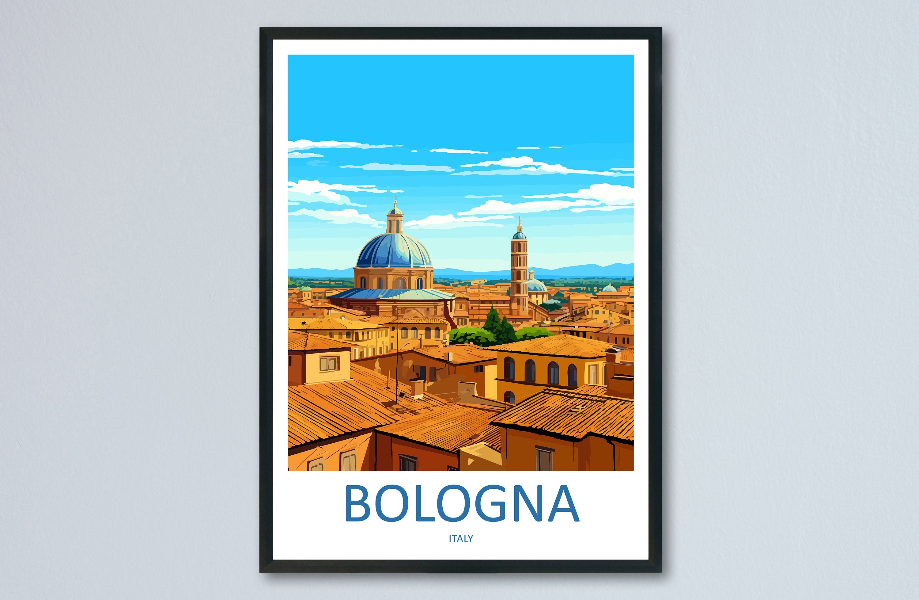 Bologna Travel Print