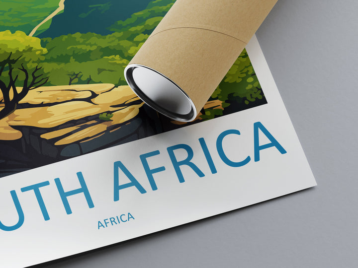 South Africa Travel Print Wall Art South Africa Wall Hanging Home Décor South Africa Gift Art Lovers South Africa Art Print Wall Décor Art