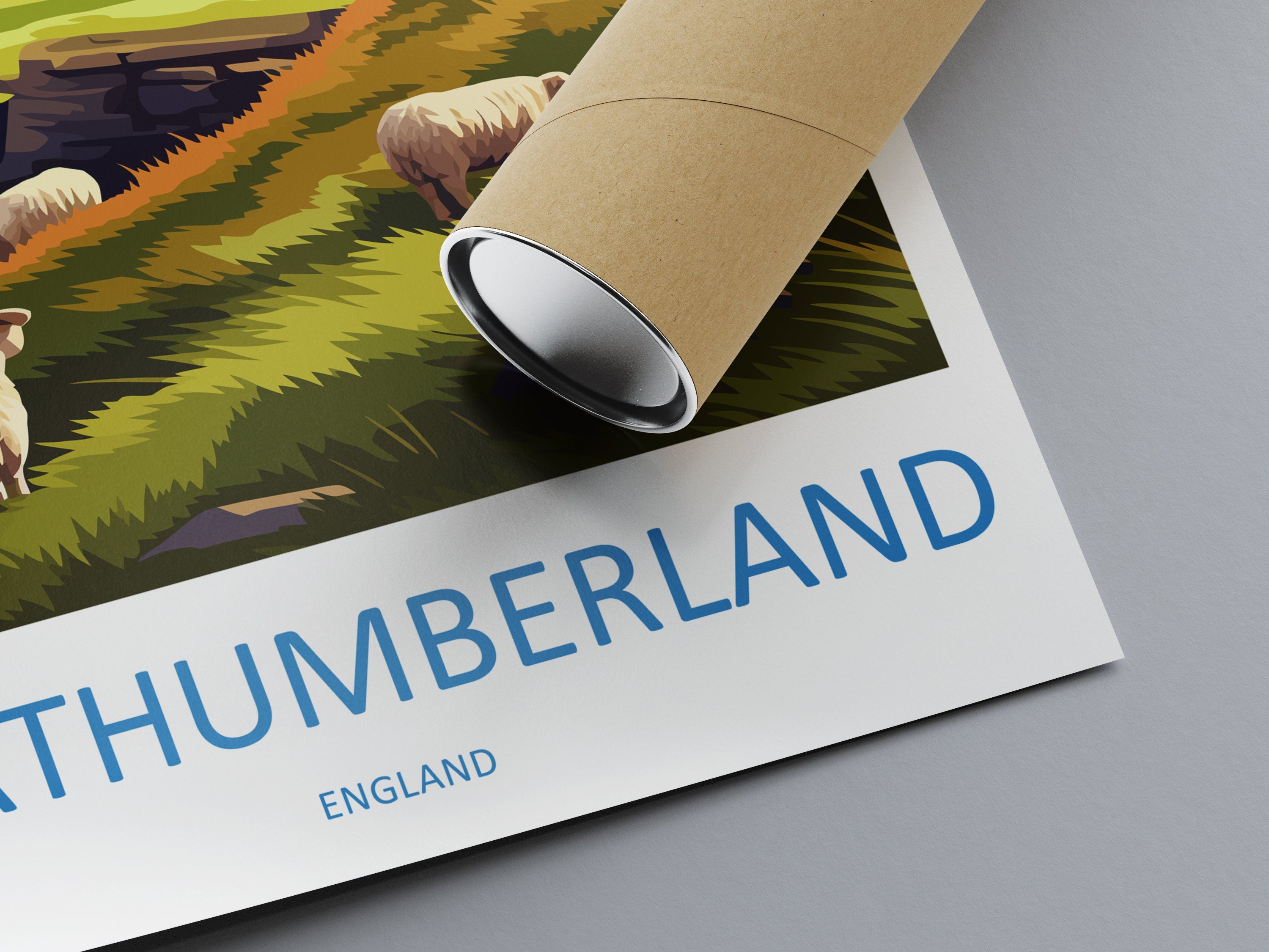 Northumberland Travel Print