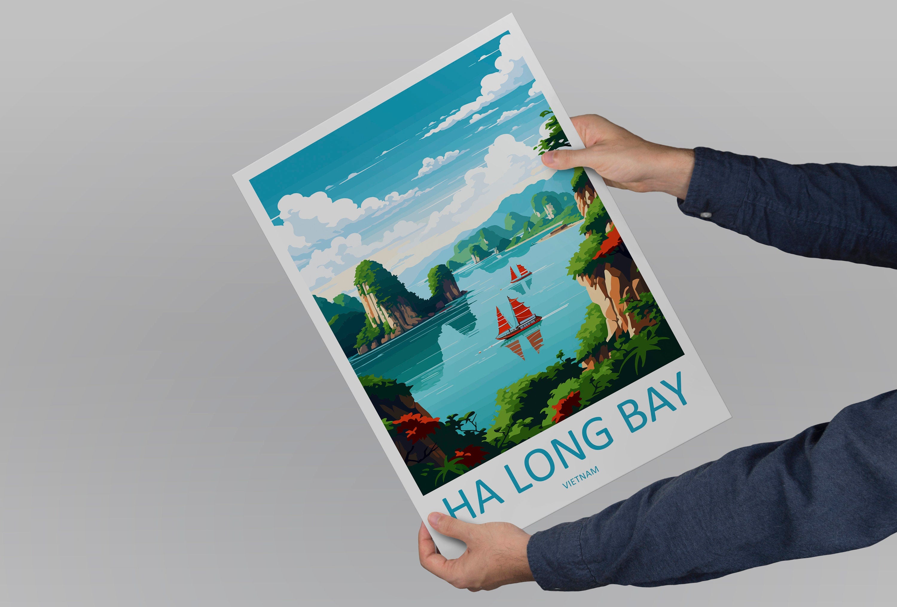 Ha Long Bay Travel Print