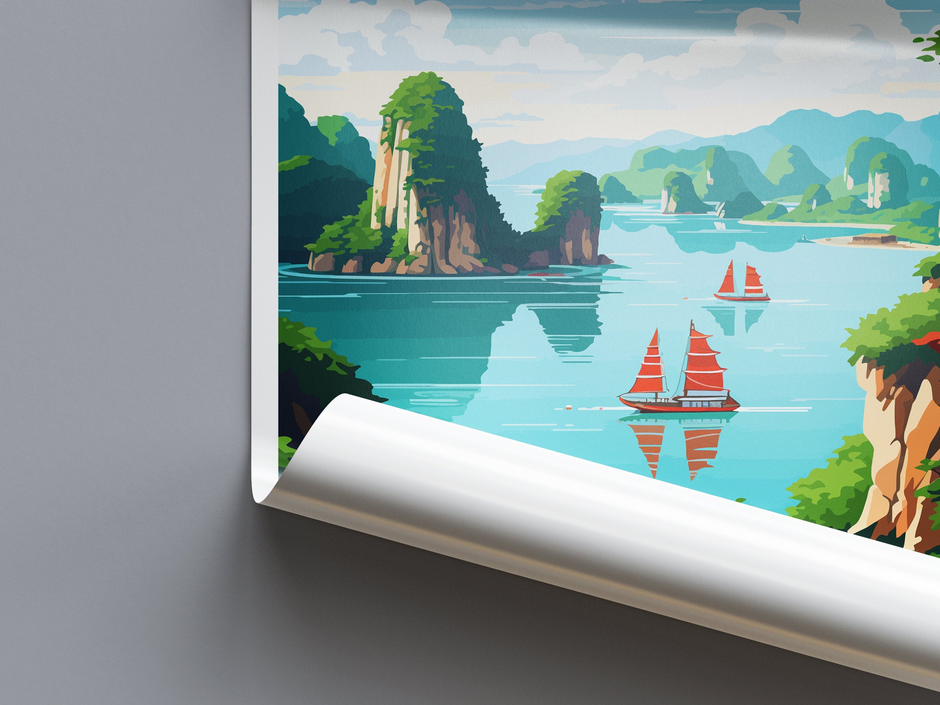 Ha Long Bay Travel Print